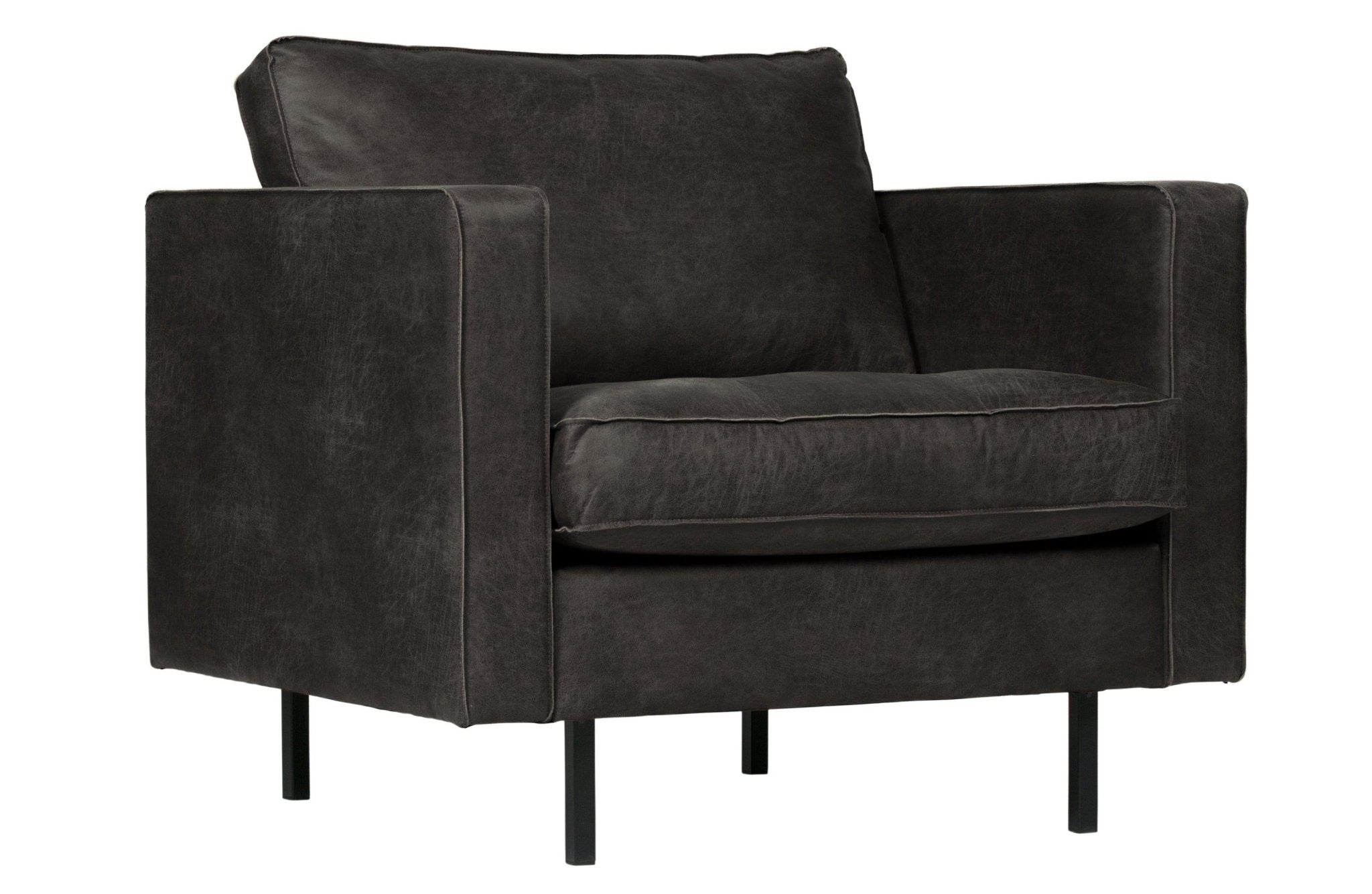 Fotel skórzany RODEO czarny Be Pure Eye on Design