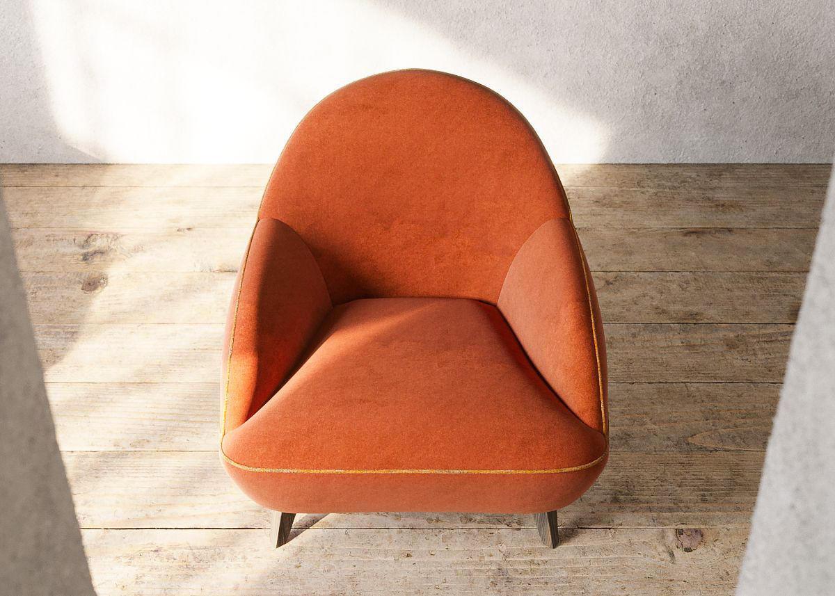 Fotel SOFT&PLUMP pudrowy róż Liu Jo Living Eye on Design