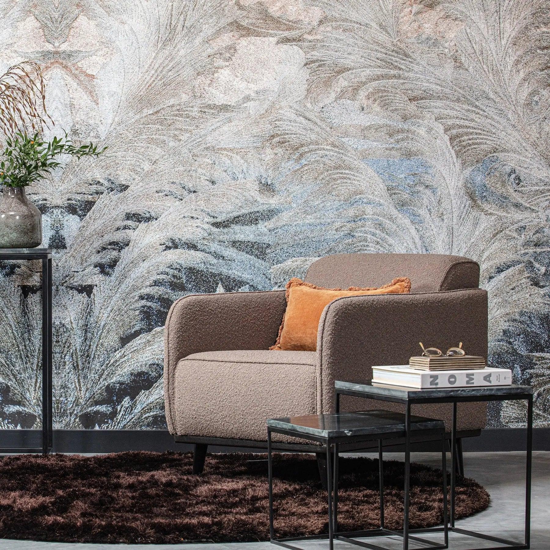 Fotel sztruksowy STATEMENT grafitowy Be Pure Eye on Design