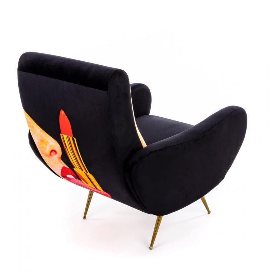 Fotel TONGUE czarny Seletti Eye on Design