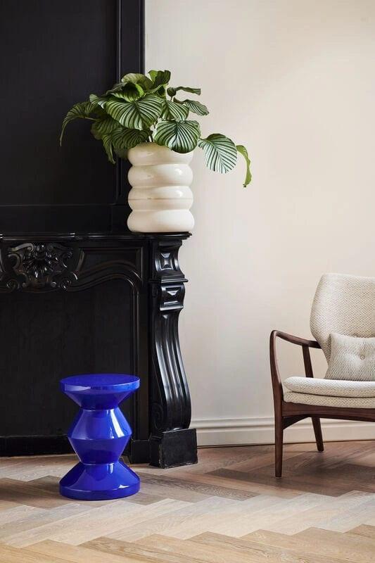 Fotel w tkaninie boucle PEGGY beżowy Pols Potten Eye on Design