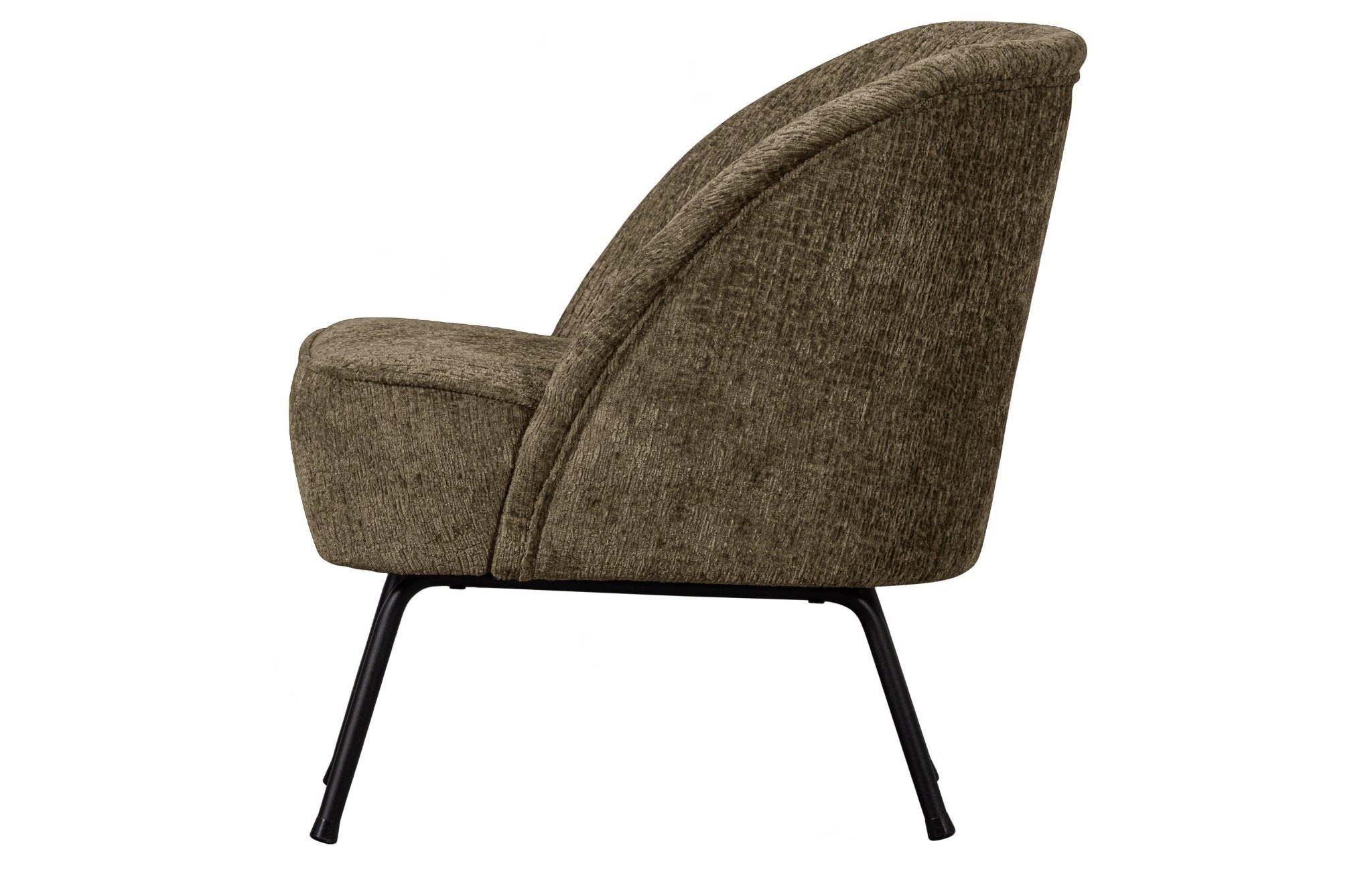 Fotel welurowy VOGUE STRUCTURE BONSAI ciemnozielony Be Pure Eye on Design