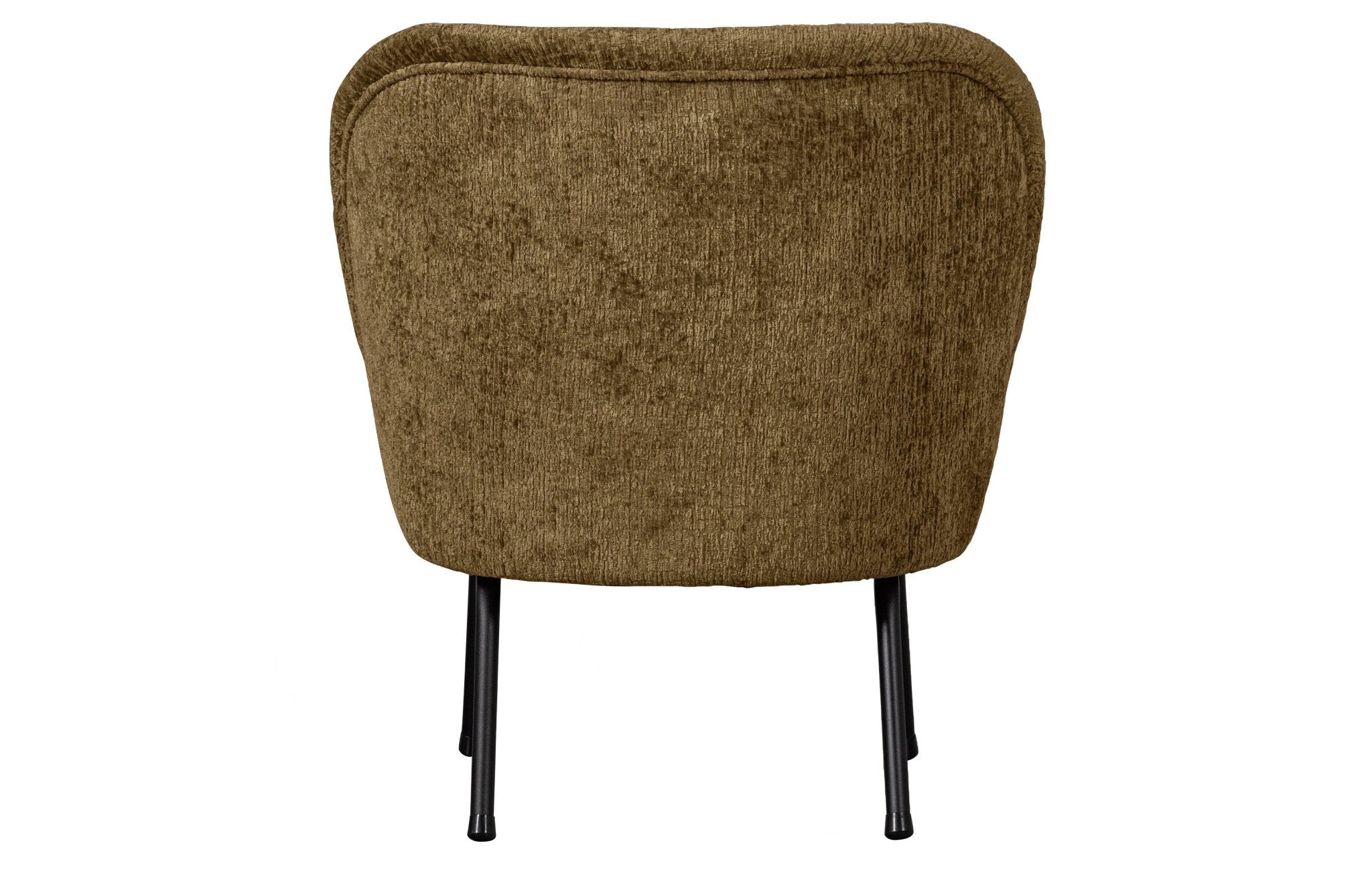 Fotel welurowy VOGUE STRUCTURE brązowy Be Pure Eye on Design