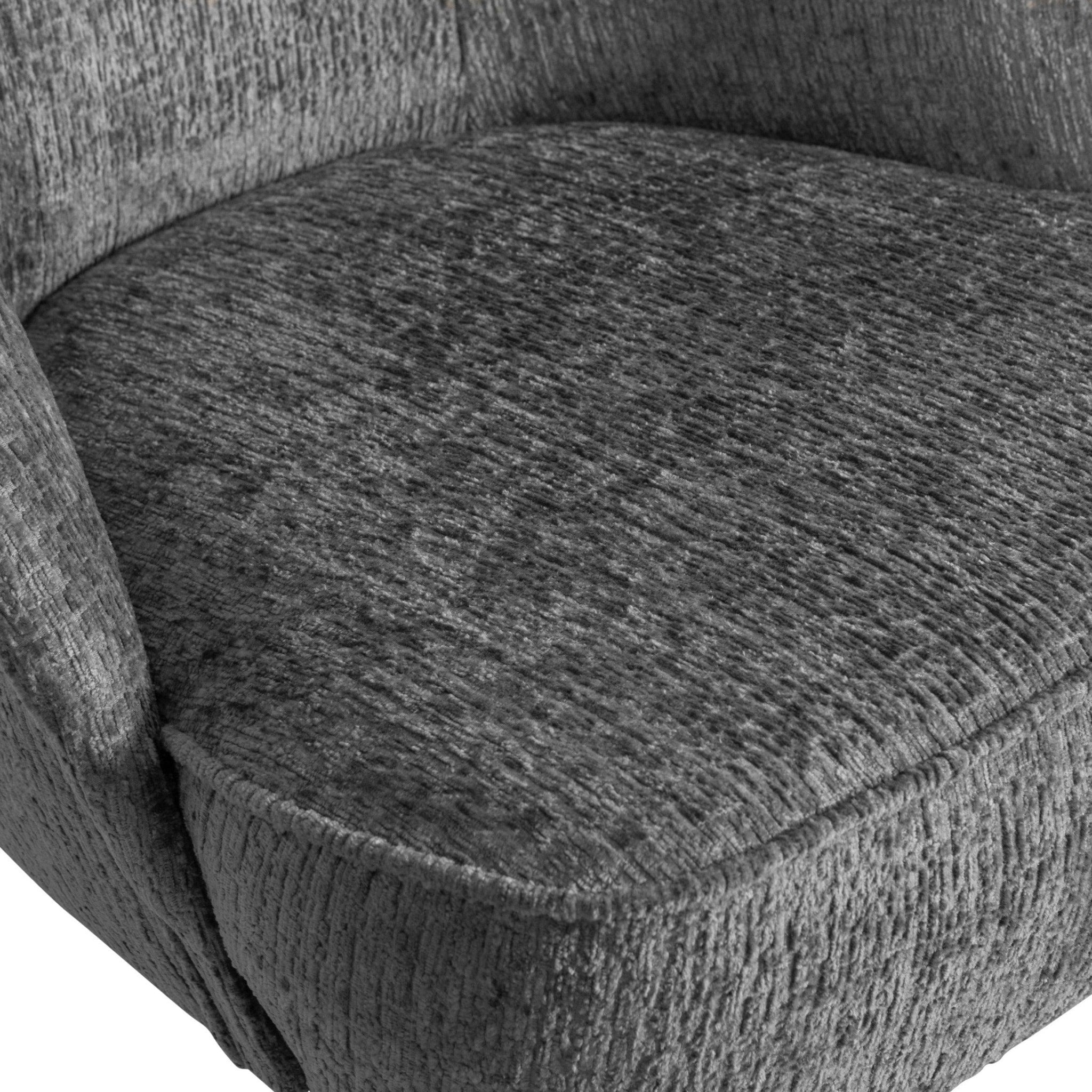 Fotel welurowy VOGUE STRUCTURE MOUNTAIN szary Be Pure Eye on Design