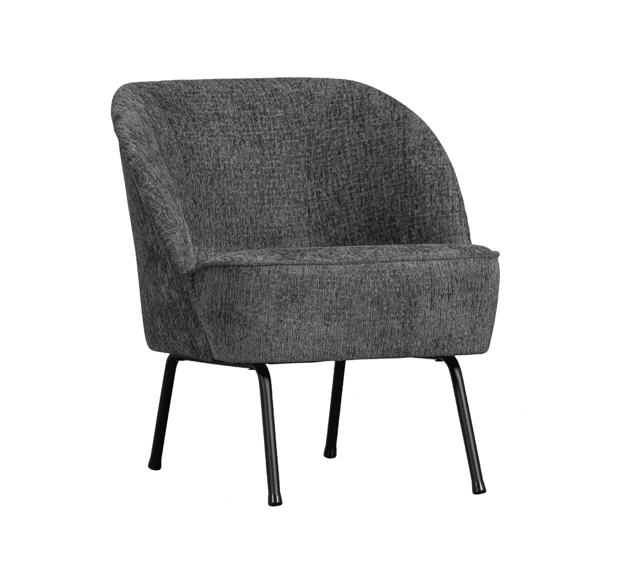 Fotel welurowy VOGUE STRUCTURE MOUNTAIN szary Be Pure Eye on Design