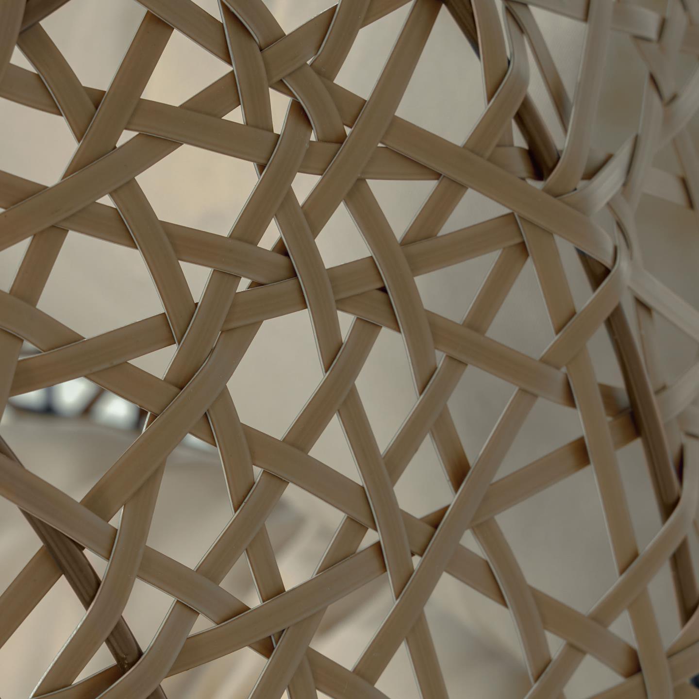 Fotel wiszący FLORINA brązowy La Forma Eye on Design