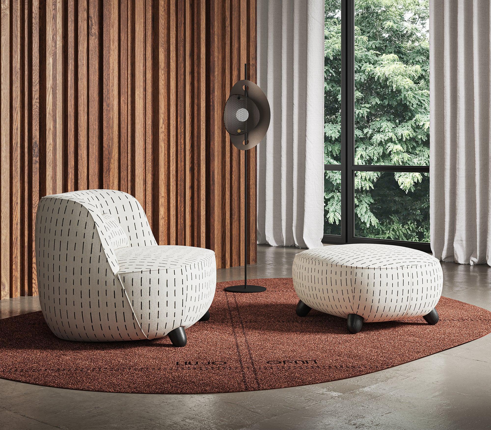 Fotel wysoki GRADISCA jasnoszary Liu Jo Living Eye on Design