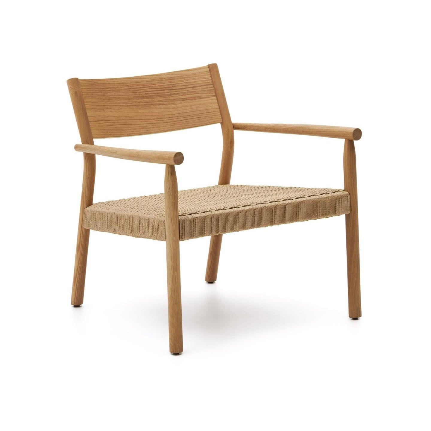 Fotel YALIA lite drewno dębowe La Forma Eye on Design