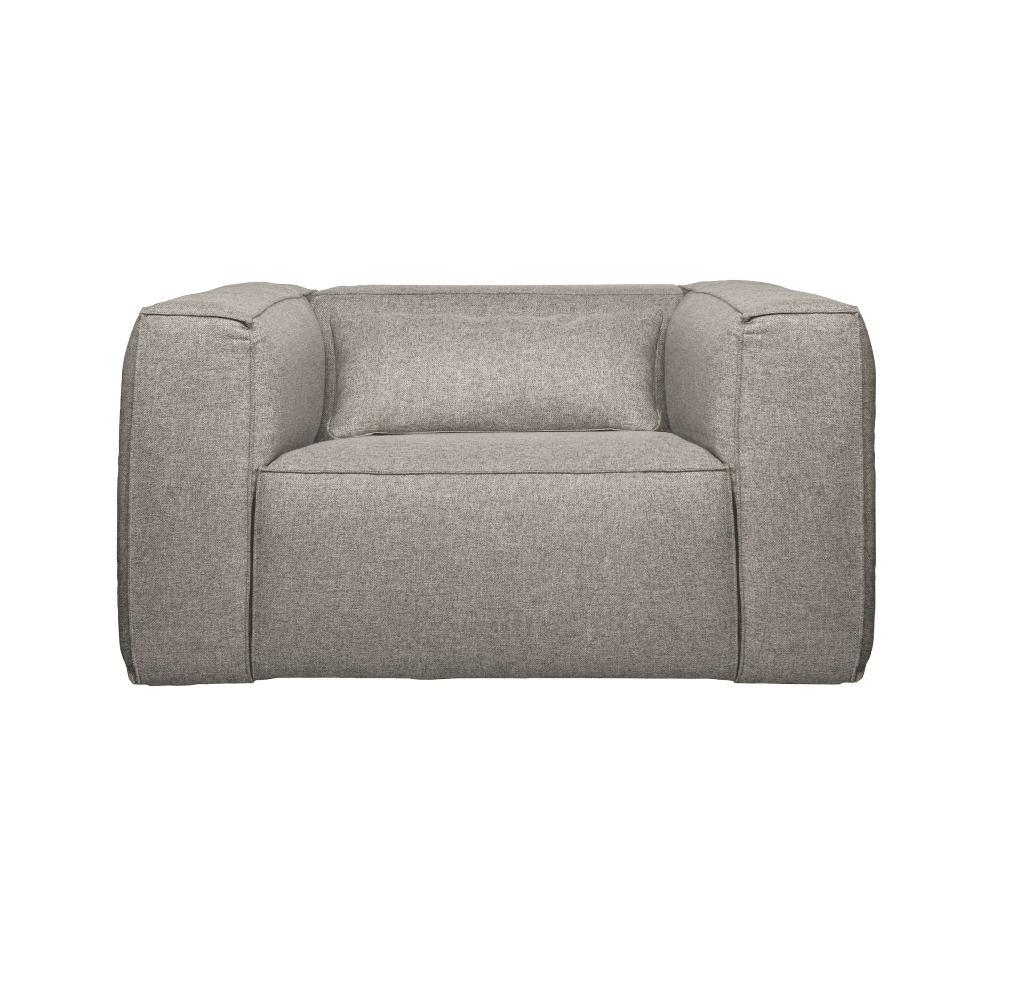 Fotel z poduszką BEAN jasnoszary Woood Exclusive Eye on Design