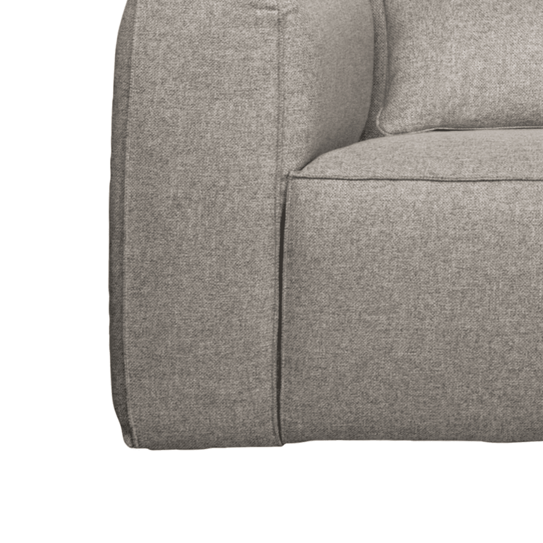 Fotel z poduszką BEAN jasnoszary Woood Exclusive Eye on Design