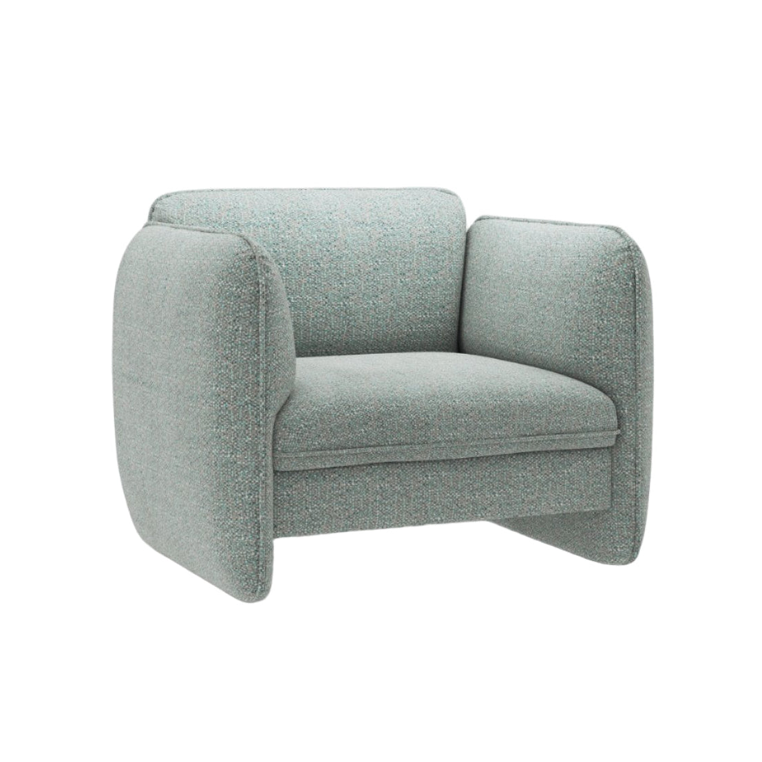 Fotel GEORGIA svetlomodrý szenil