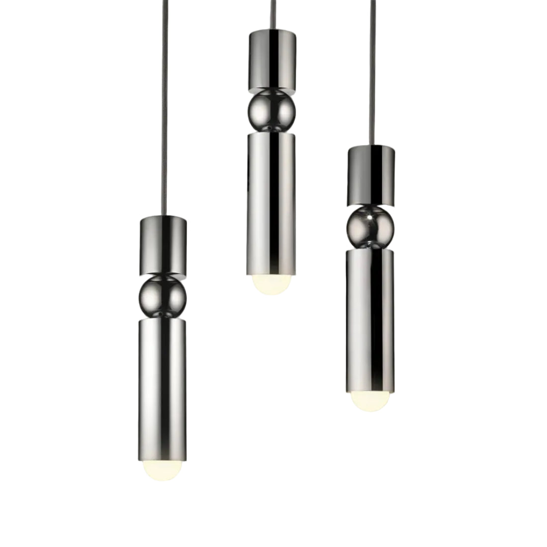 Lampa visiacá 3-bodová FULCRUM v chrómovom prevedení
