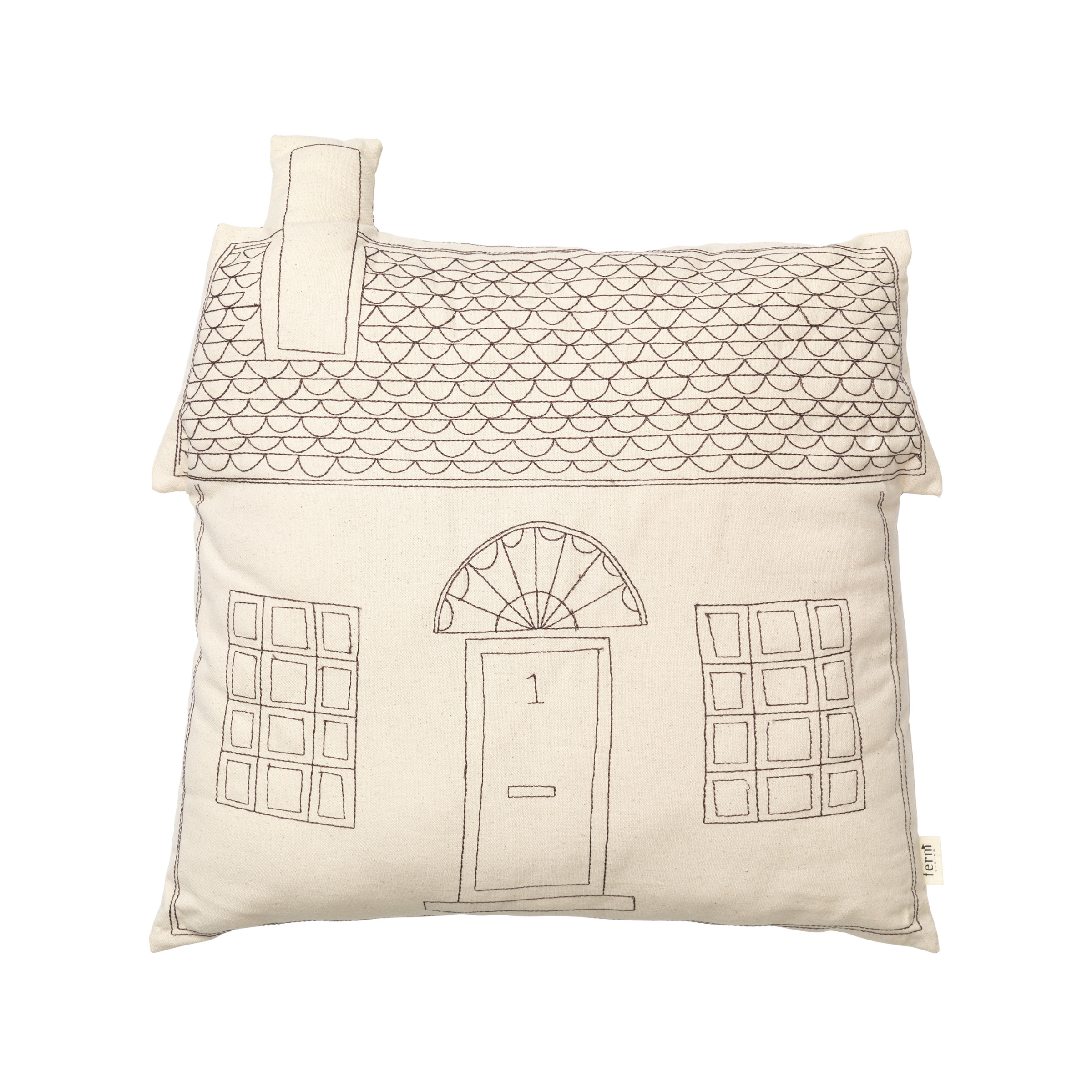 Dekoratívny vankúš ABODE COTTAGE HOUSE zlomená biela