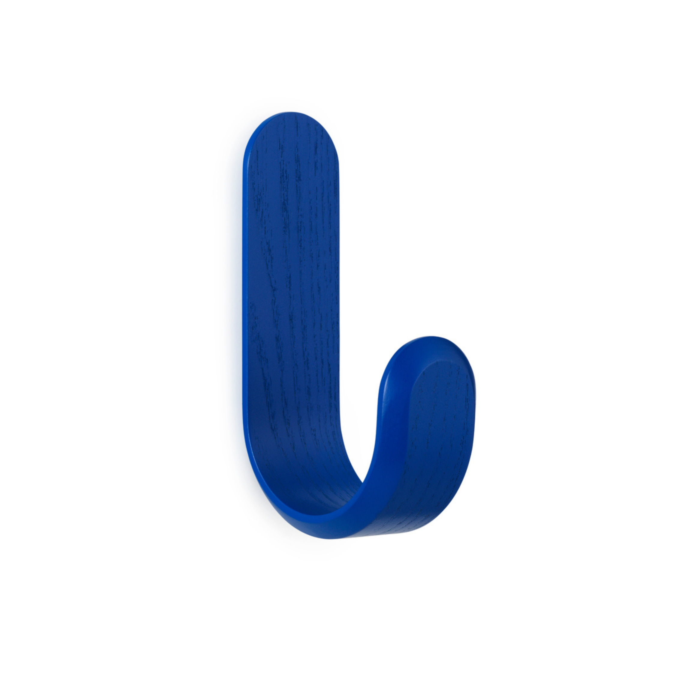 Vešiak CURVE modrý jaseňový dyha