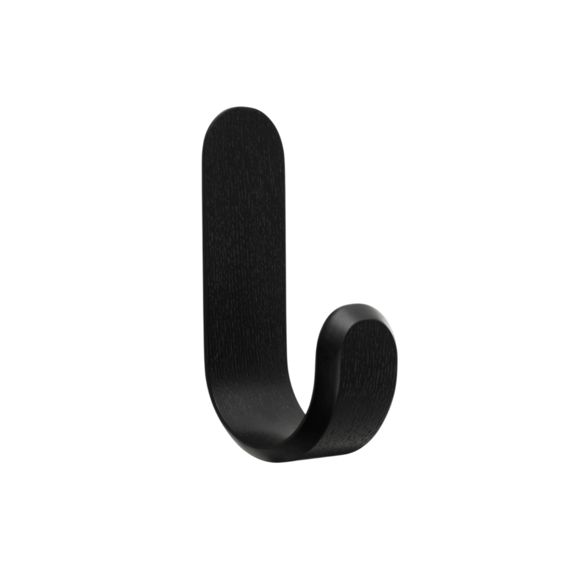 CURVE black ash veneer coat rack