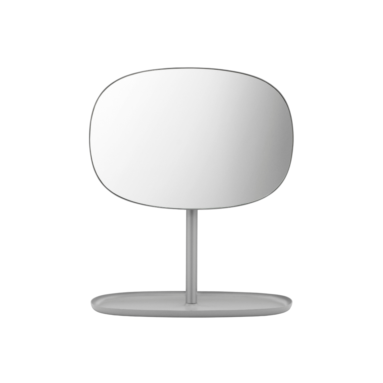FLIP gray mirror with stand
