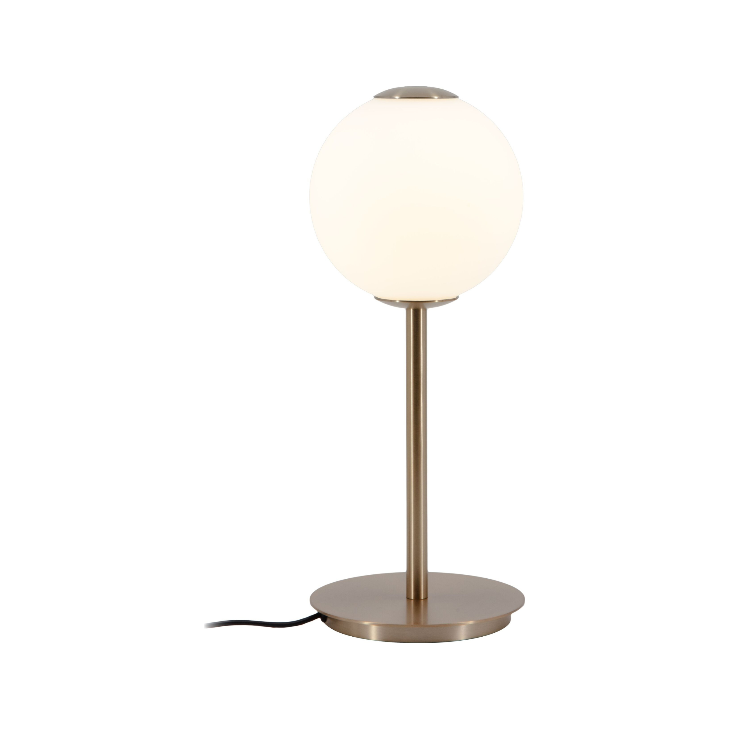 Stolná lampa AUDREY biela so zlatým prvkom