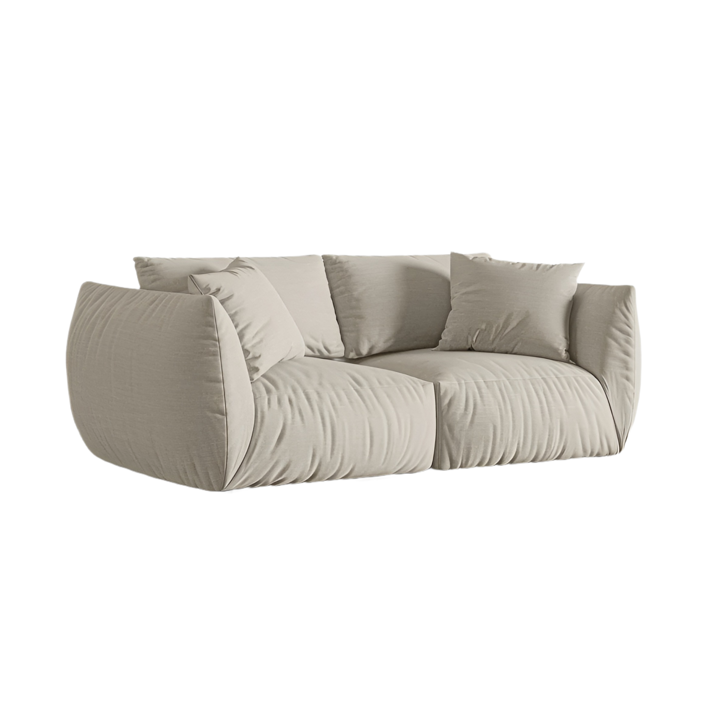 3-seater Sofa CHRIS cream chenille