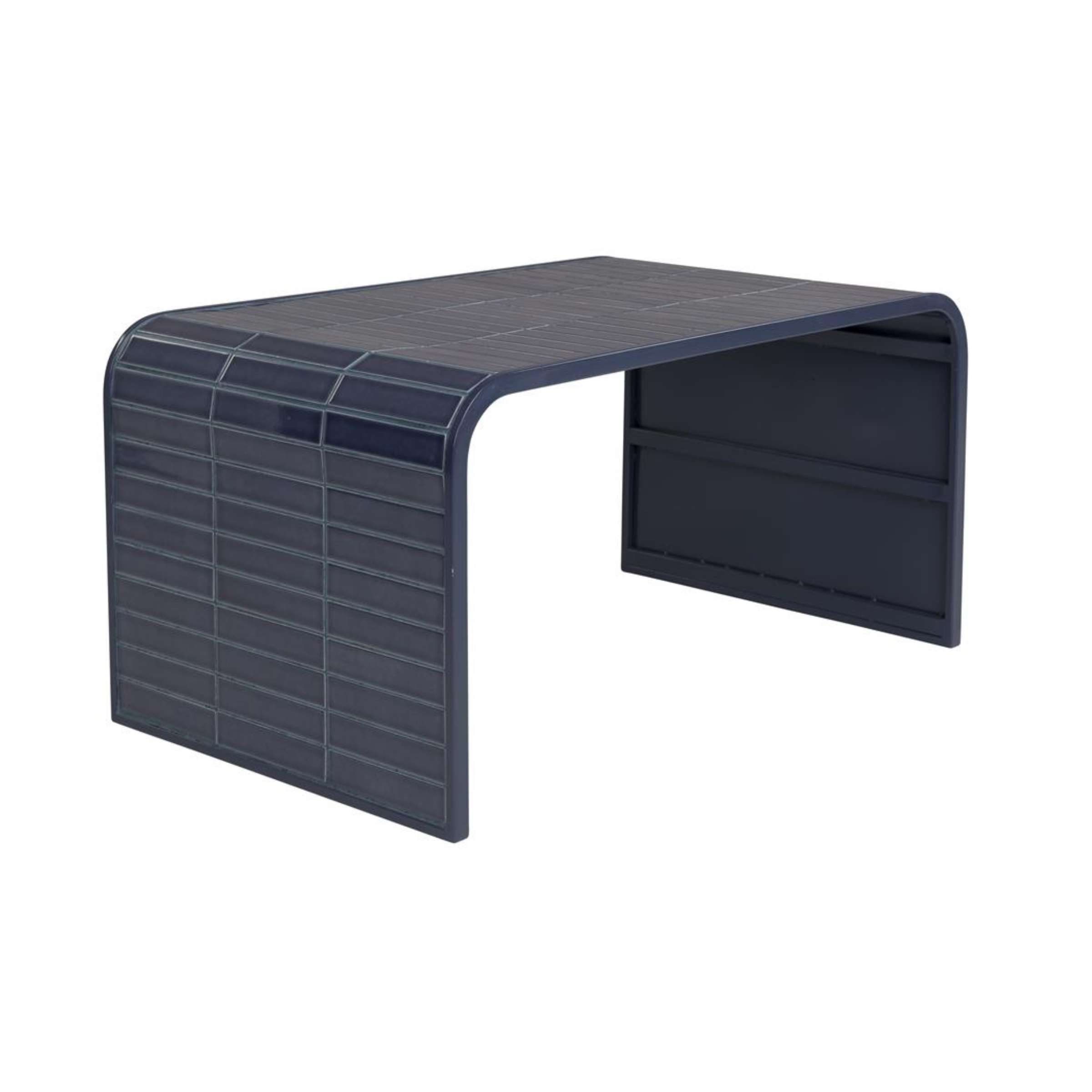 Kávový stolík TILES modrý