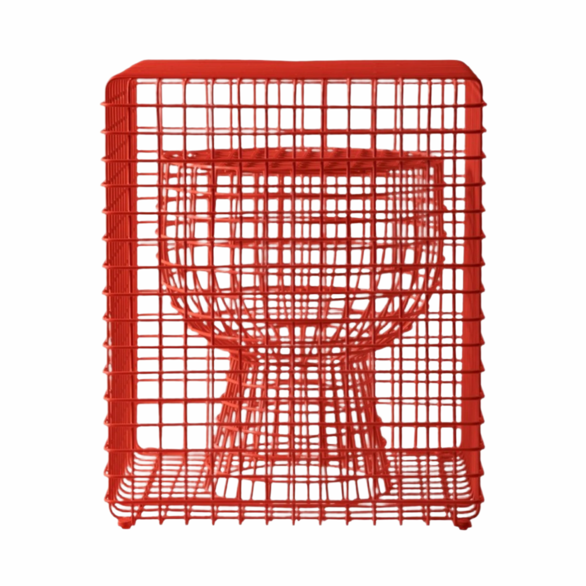 TIP TAP WIRE decorative stool red