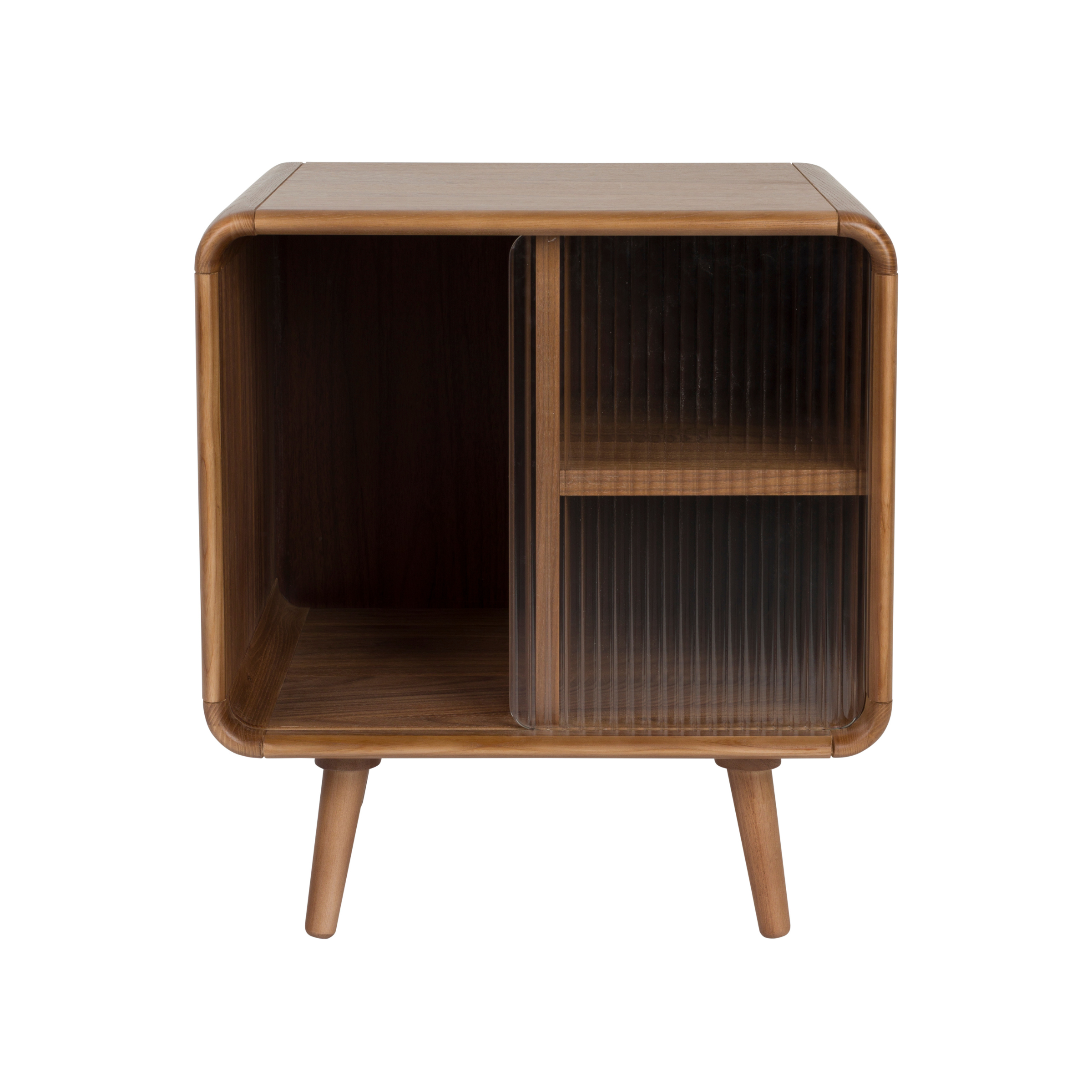 RISE dark veneer cabinet