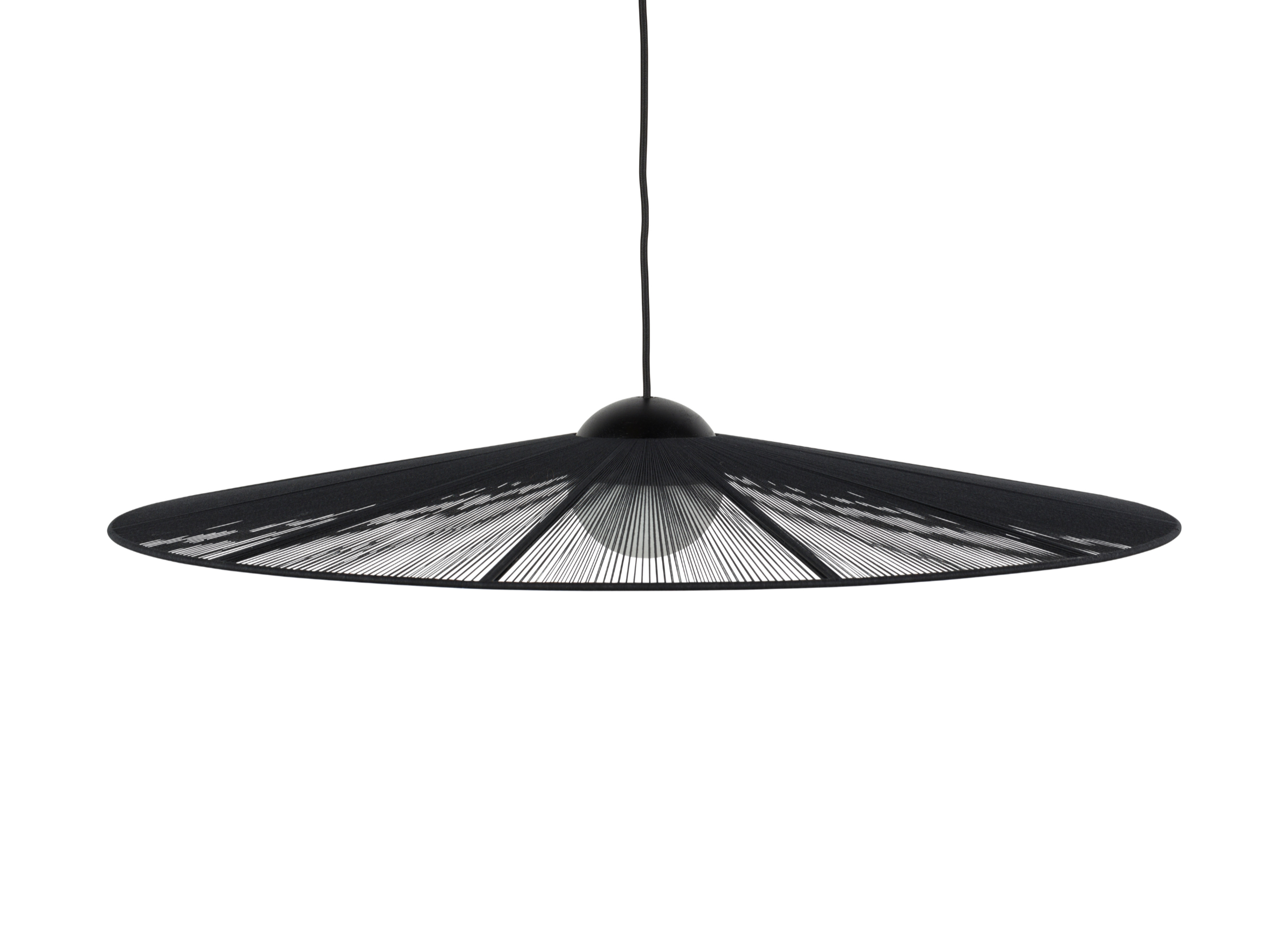 Závesná lampa BELLE čierna