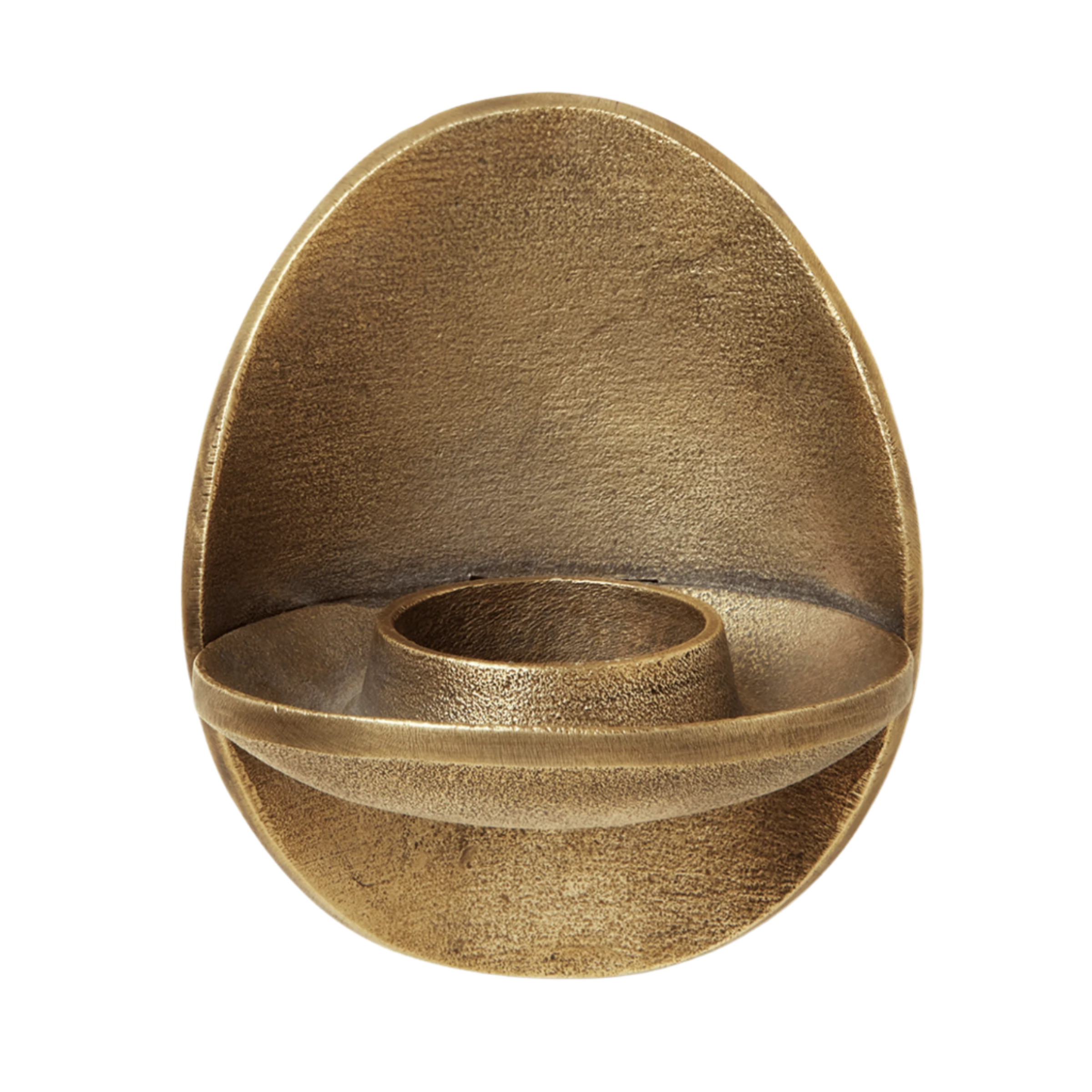 AGAPÉ TEALIGHT wall candle holder with brass finish