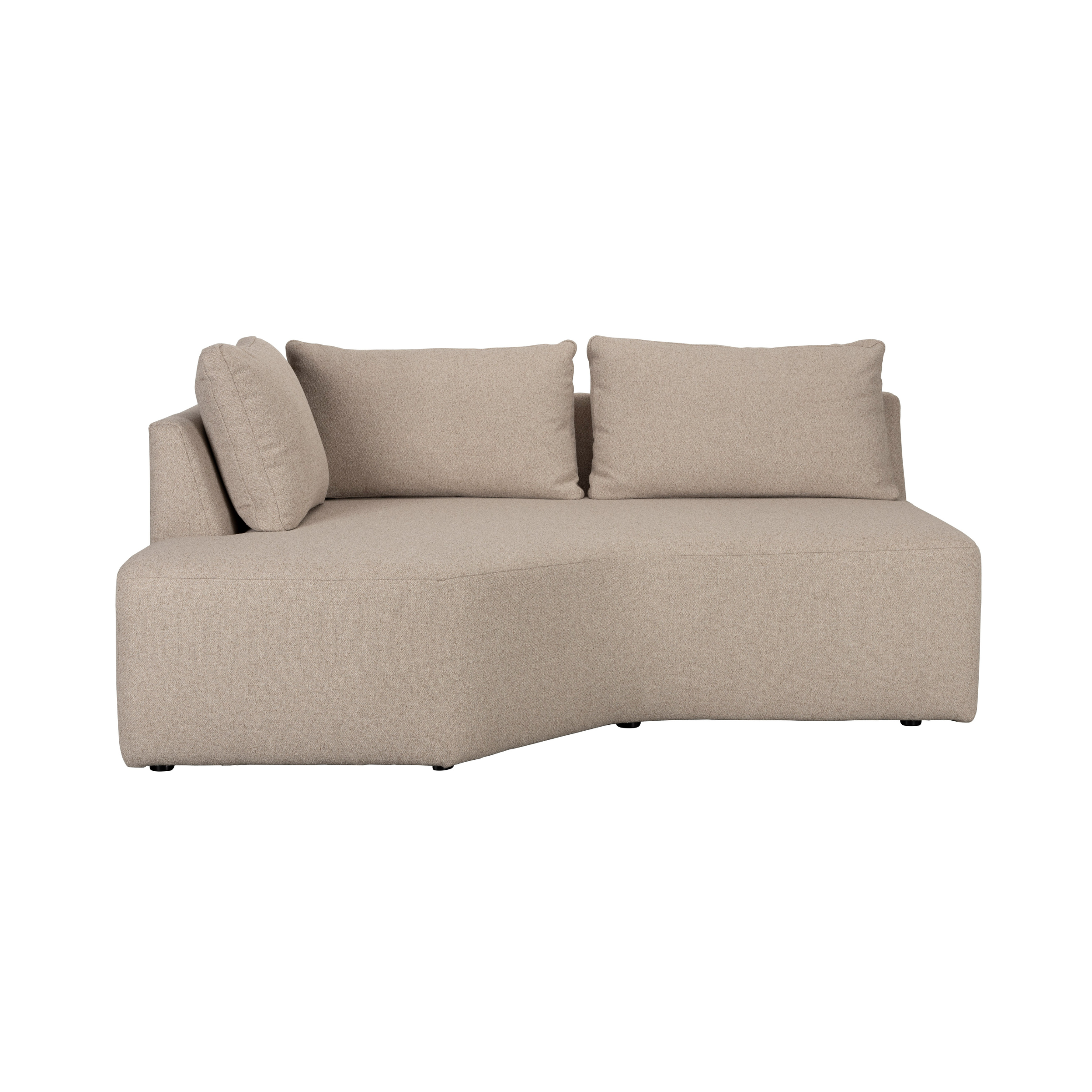 PROSPER modular sofa - left end element cappuccino