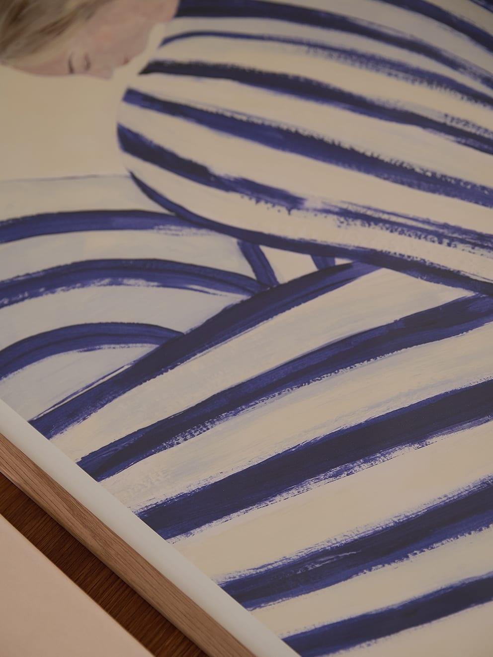 Grafika artystyczna BLUE STRIPE AT CONCORDE The Poster Club Eye on Design