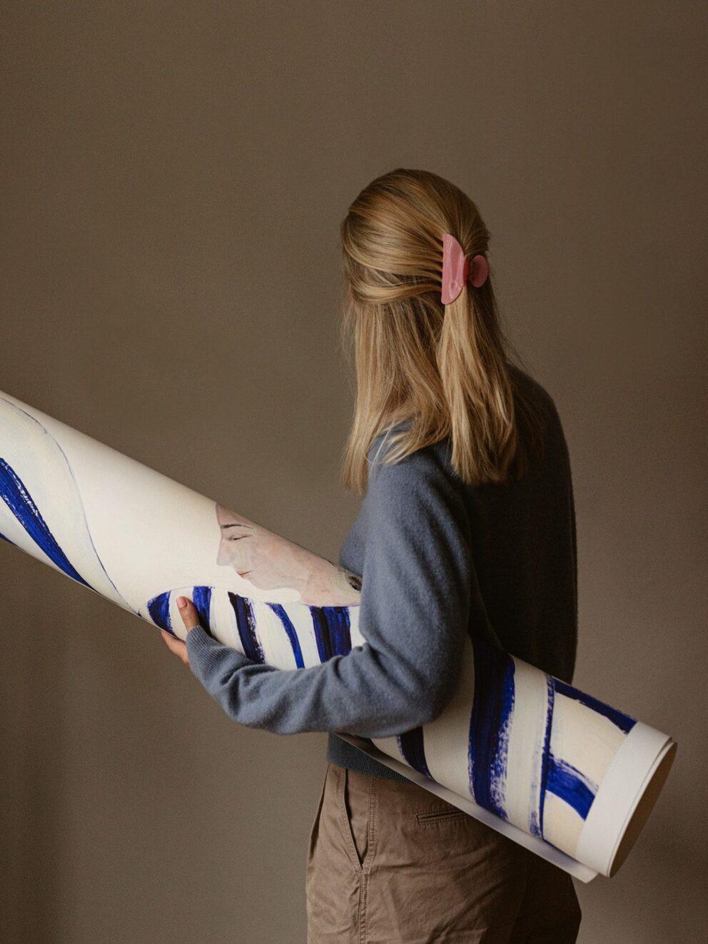 Grafika artystyczna BLUE STRIPE AT CONCORDE The Poster Club Eye on Design