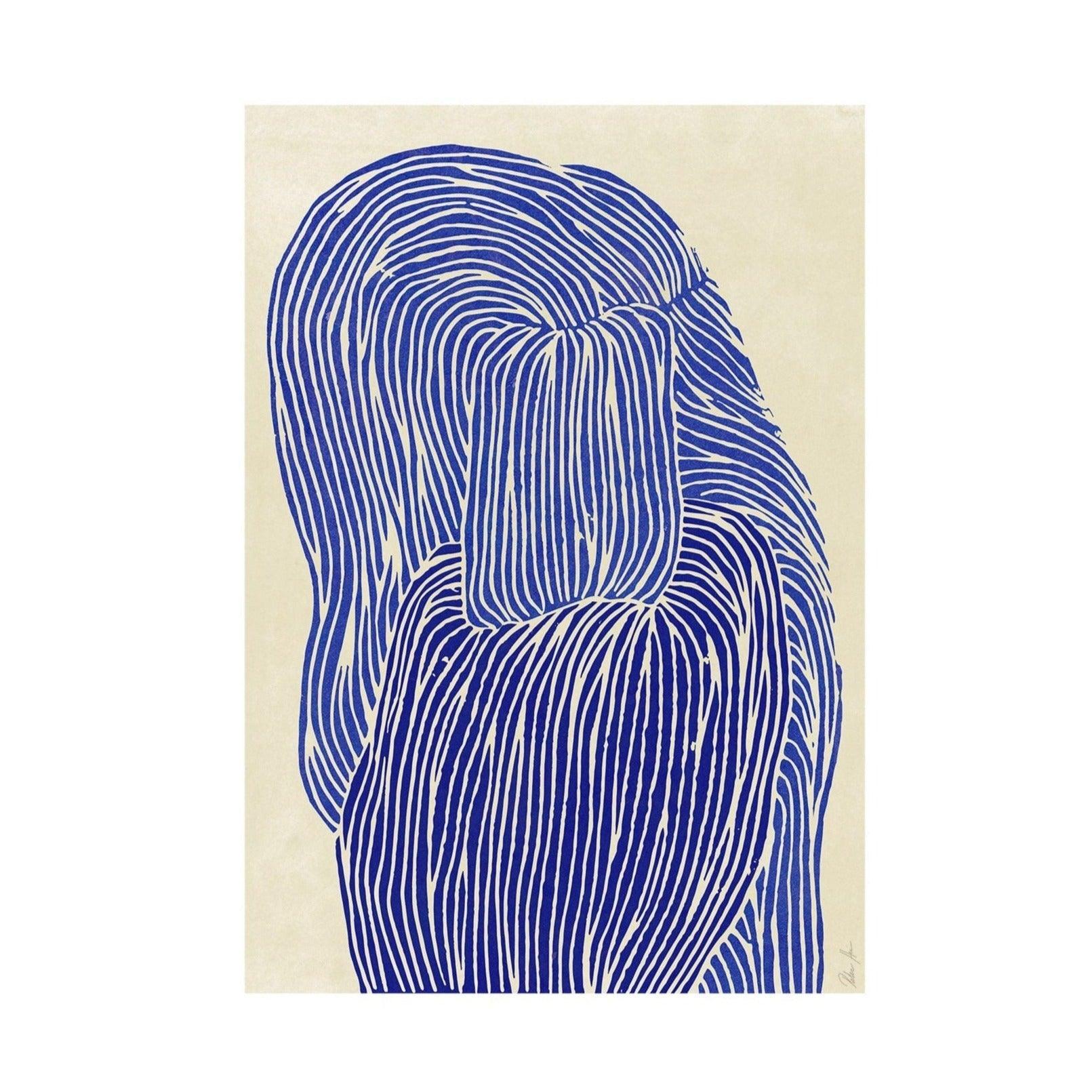 Grafika artystyczna DEEP BLUE The Poster Club Eye on Design