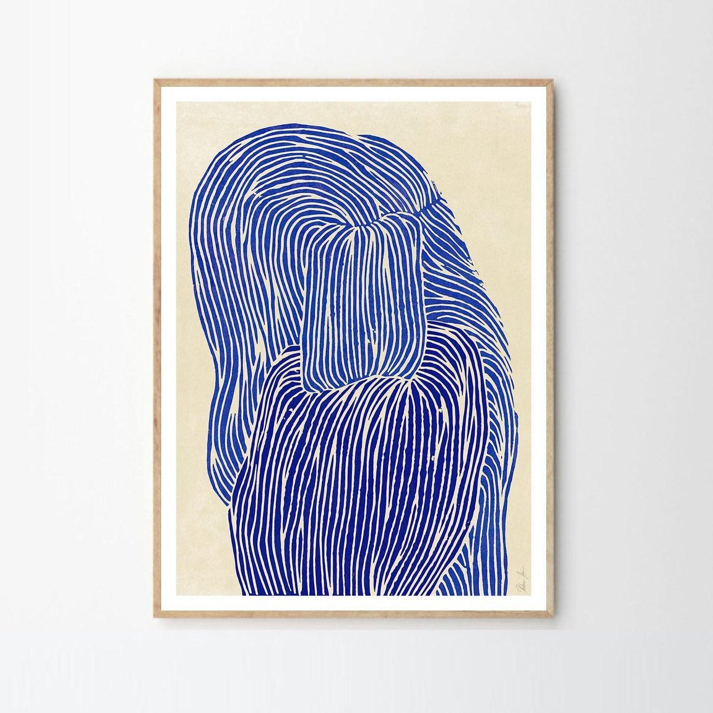 Grafika artystyczna DEEP BLUE The Poster Club Eye on Design