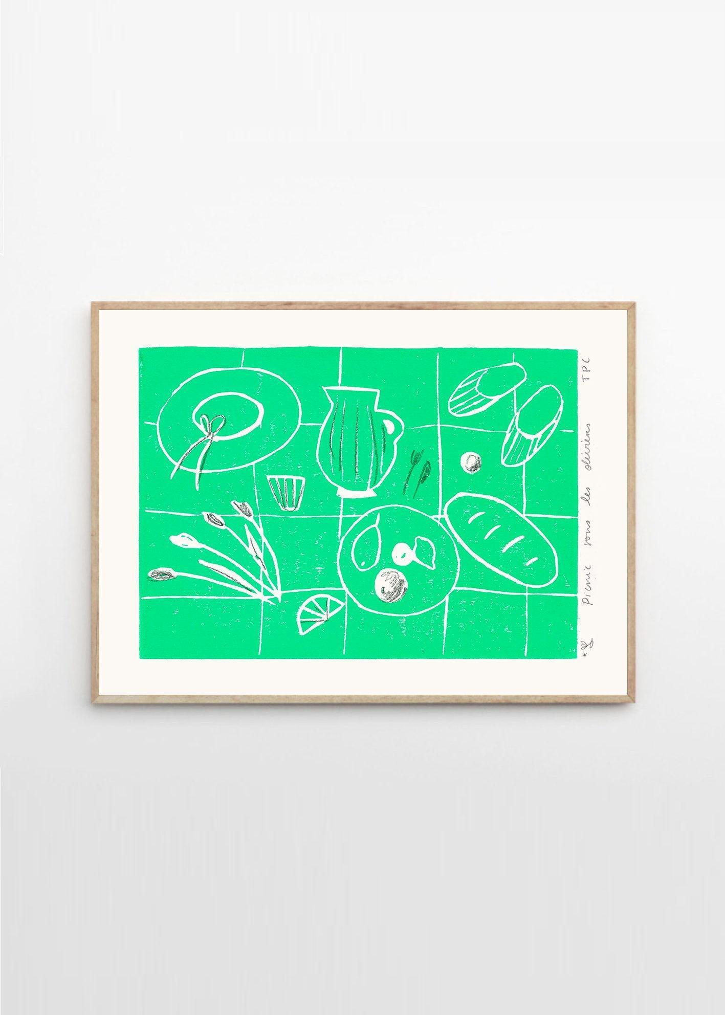 Grafika artystyczna PICNIC The Poster Club Eye on Design