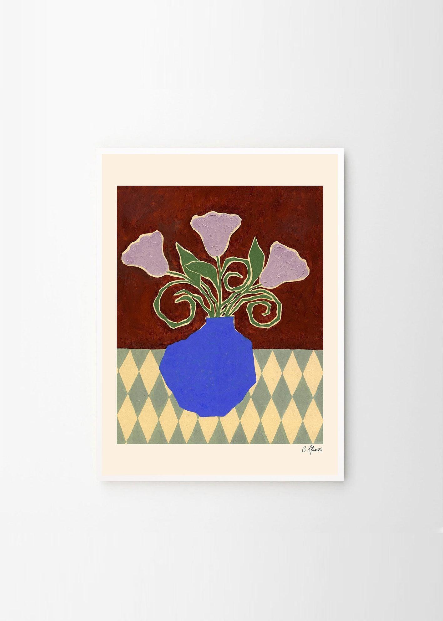 Grafika artystyczna PURPLE FLOWERS The Poster Club Eye on Design