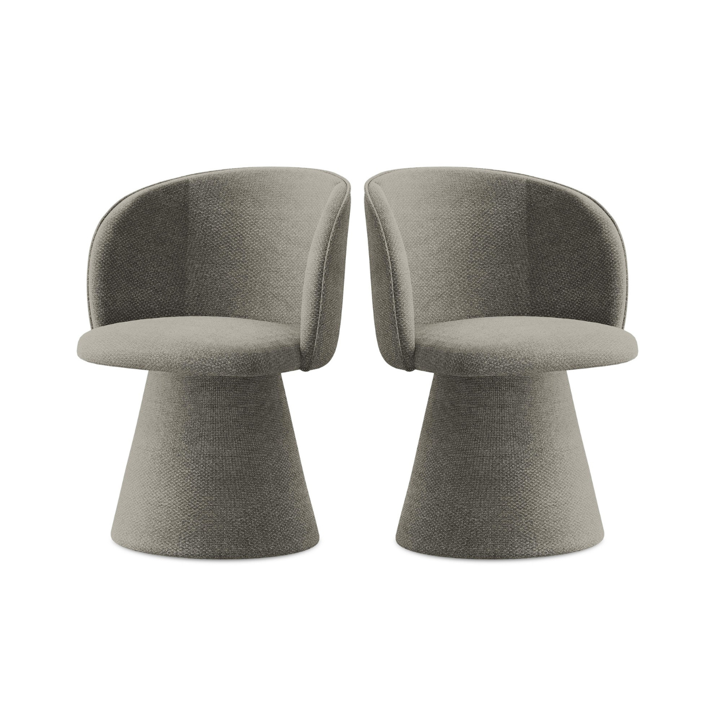 Stolička MAIA šedá boucle