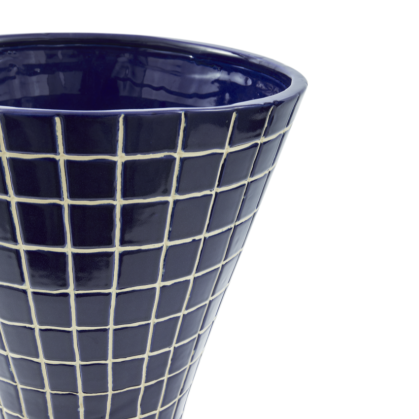 Váza HAMAM tmavomodrá