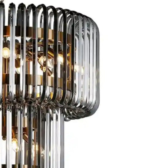 BRYON chandelier smoked glass