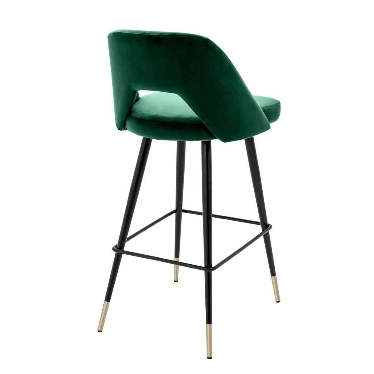Hoker aksamitny AVORIO zielony Eichholtz Eye on Design