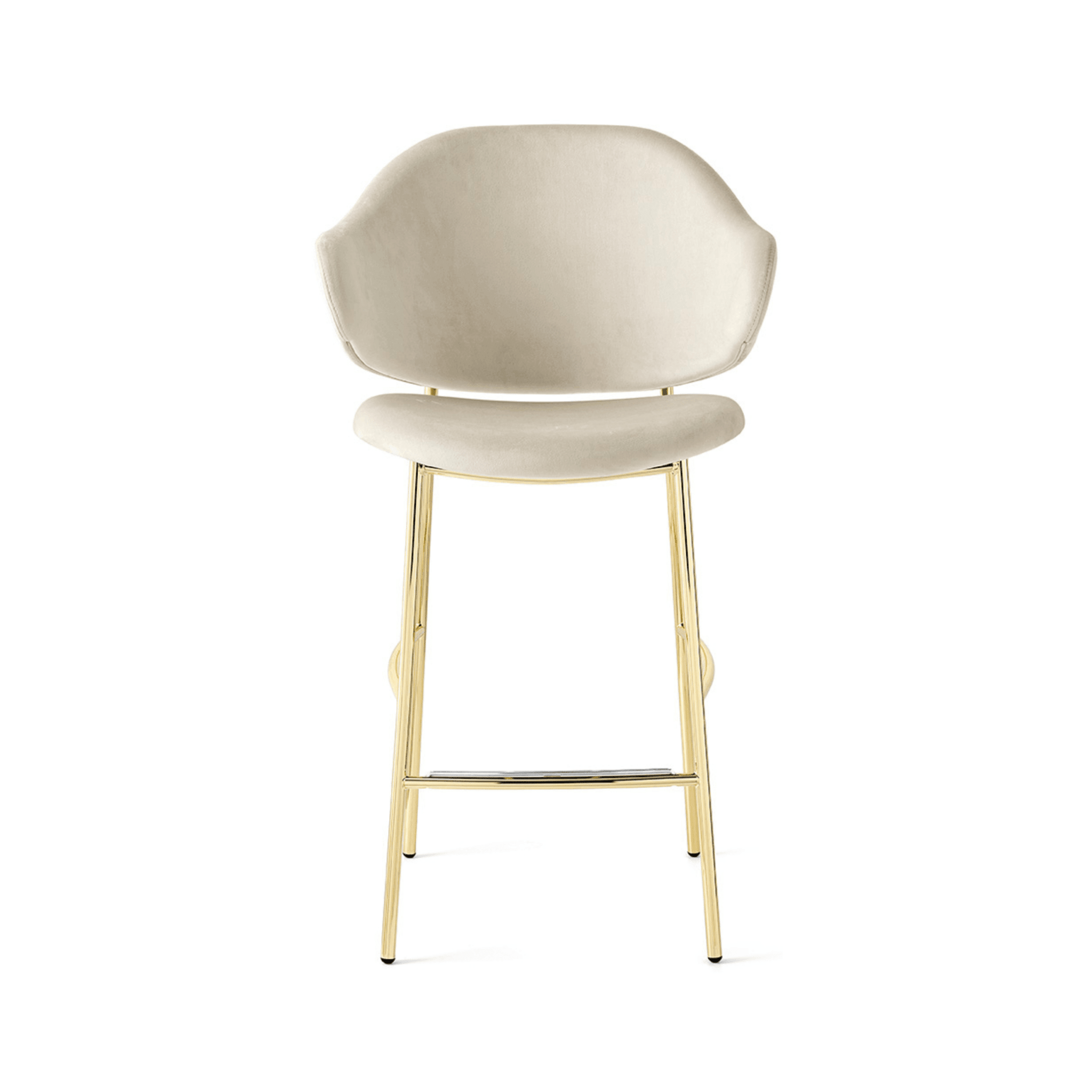 Hoker aksamitny HOLLY kremowy Calligaris Eye on Design