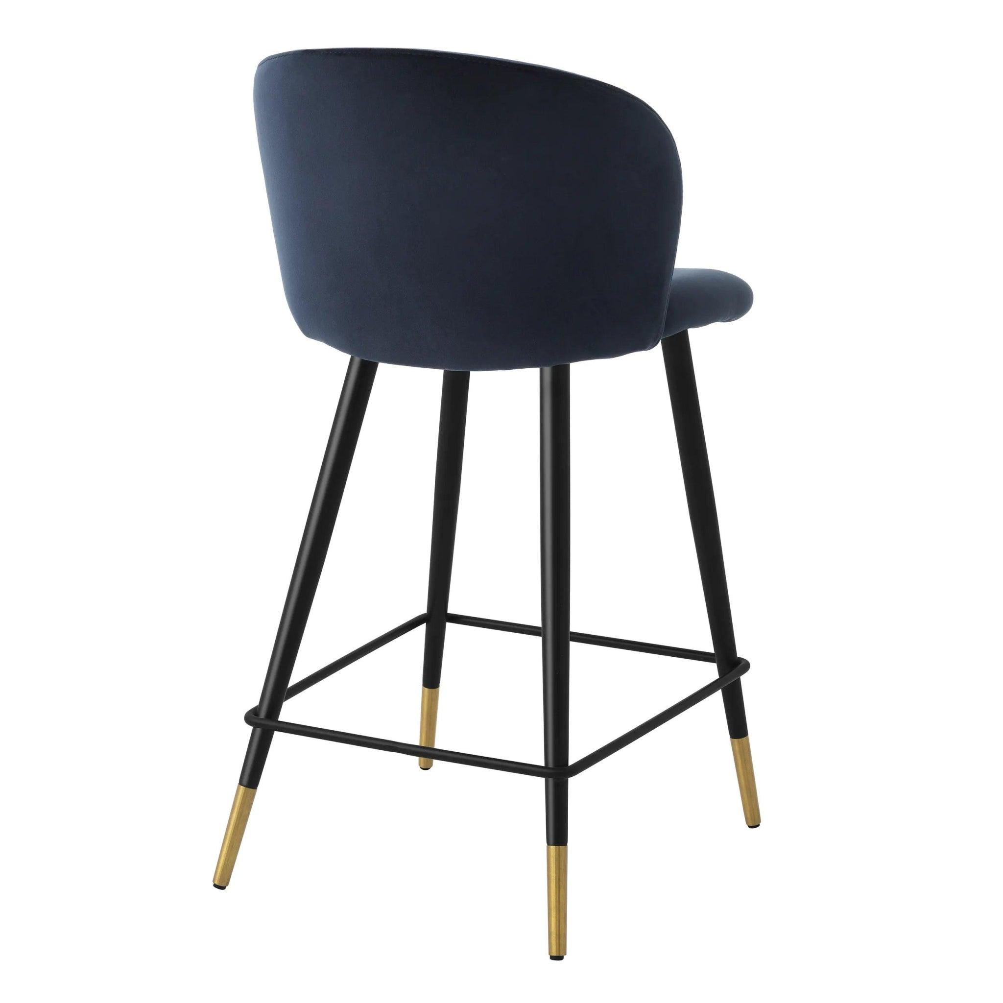 Hoker aksamitny VOLANTE granatowy Eichholtz Eye on Design