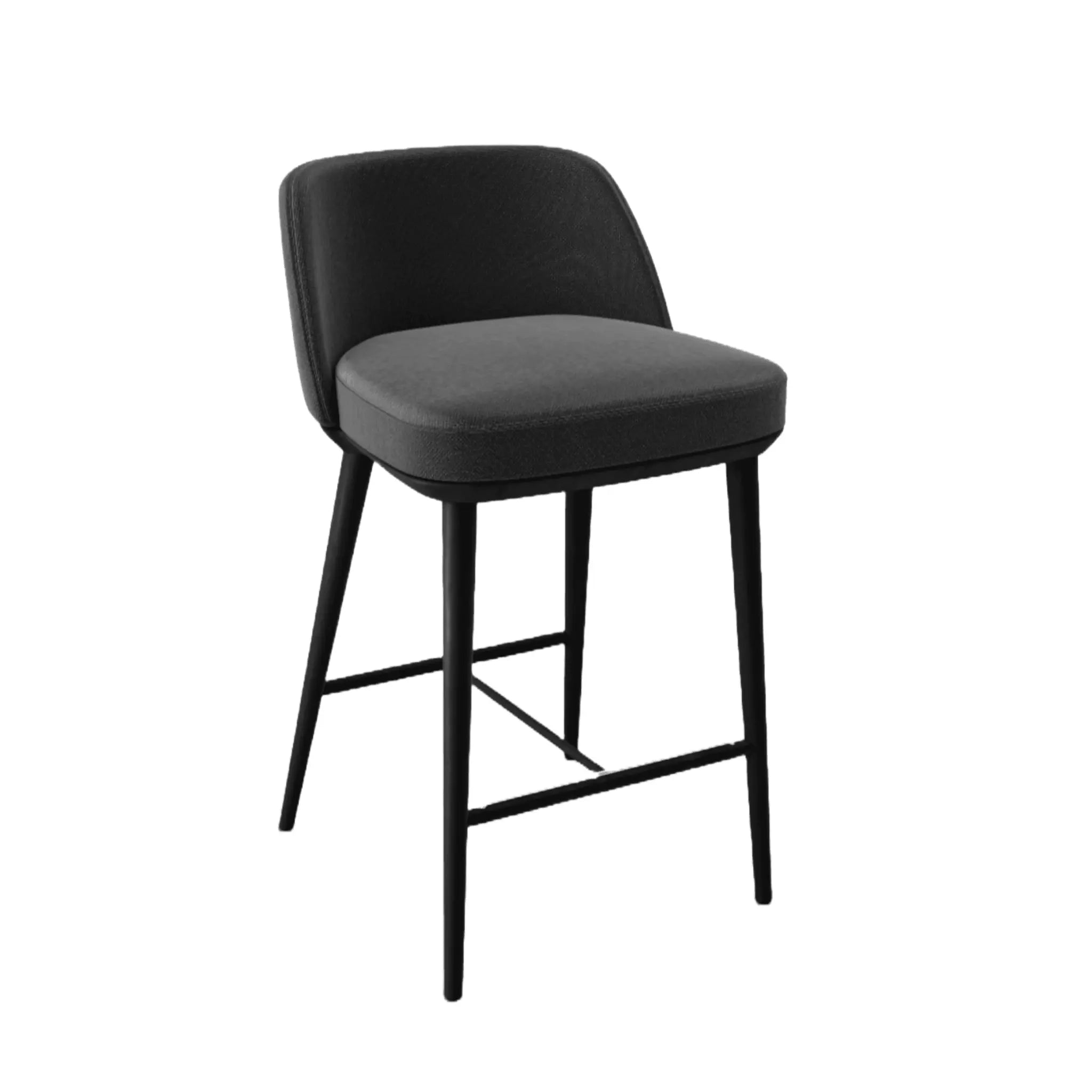Hoker FOYER ciemnoszary Calligaris drewniana matowa czerń Eye on Design