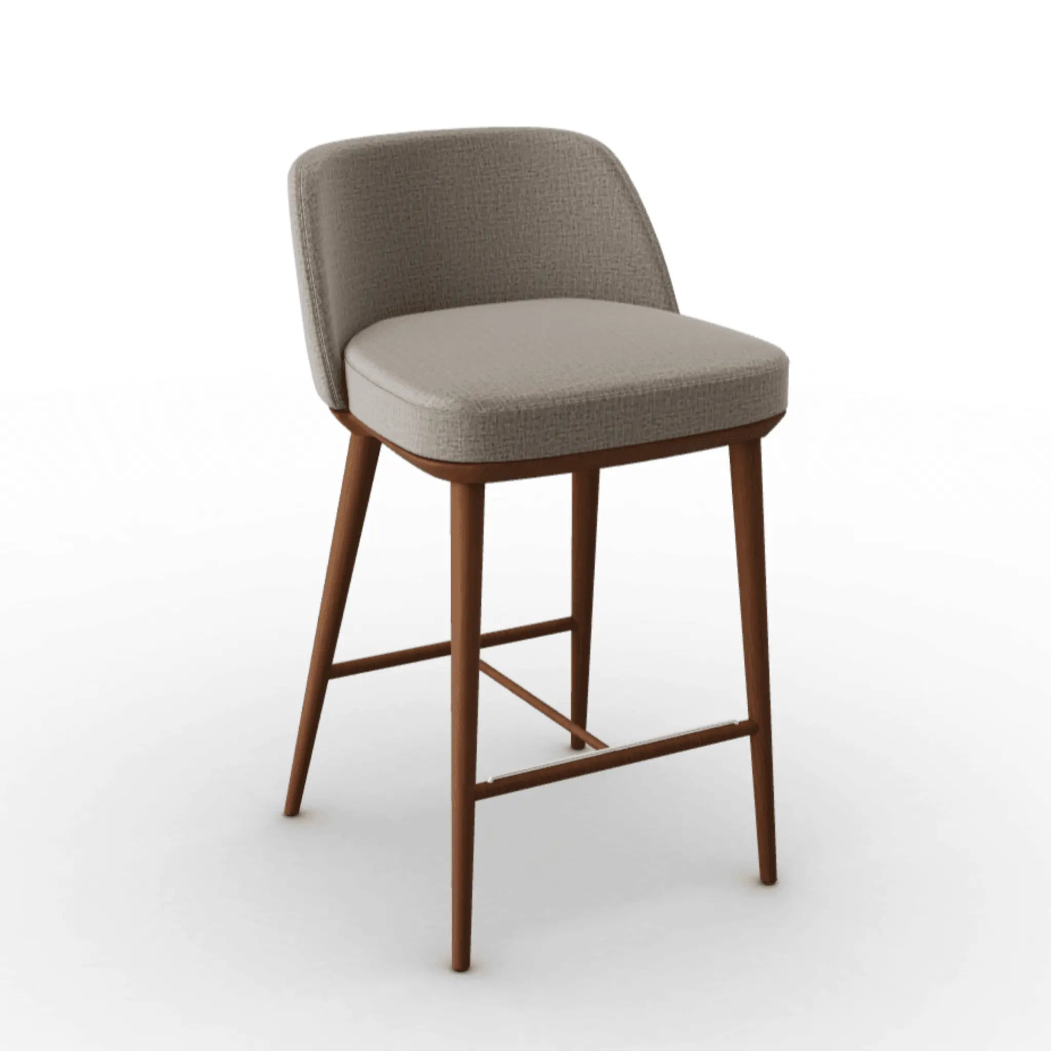 Hoker FOYER melanż piaskowy Calligaris drewniana orzech włoski Eye on Design