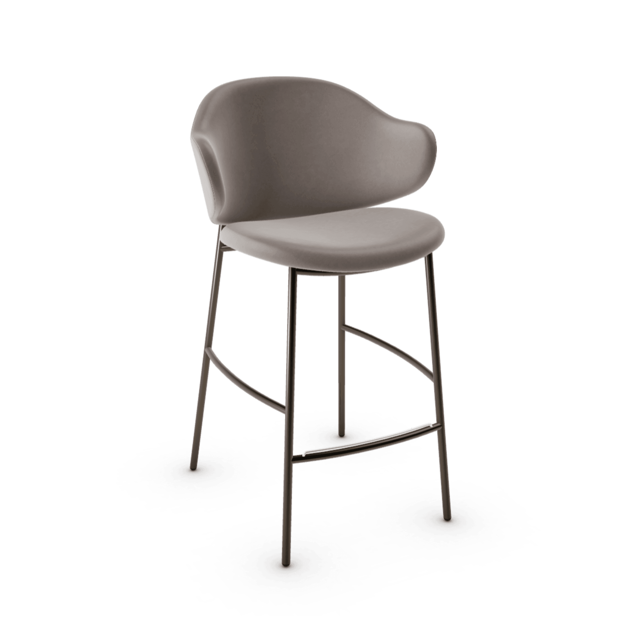 Hoker HOLLY ciemnobeżowa ekoskóra Calligaris matowy brąz Eye on Design