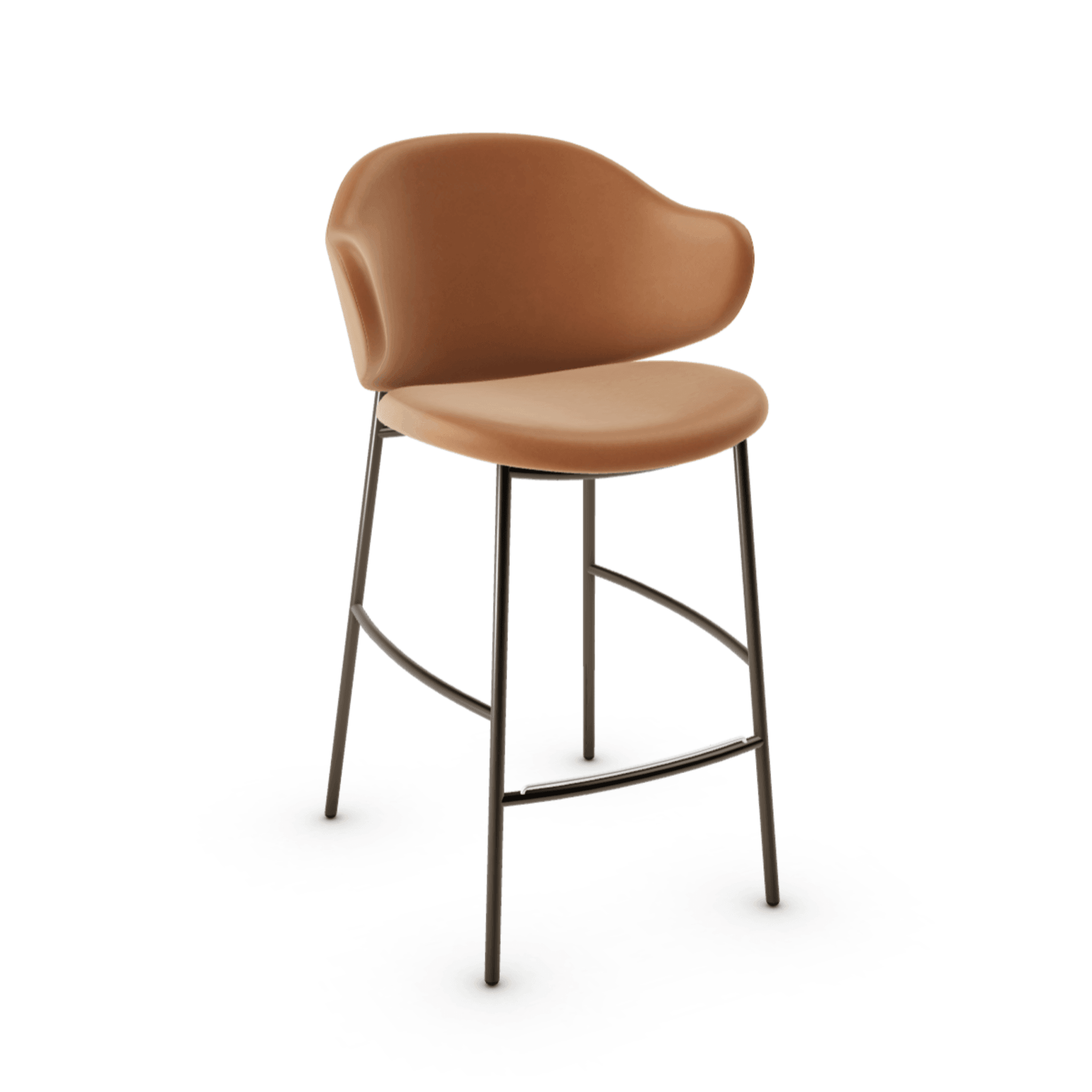 Hoker HOLLY koniakowa ekoskóra Calligaris matowy brąz Eye on Design