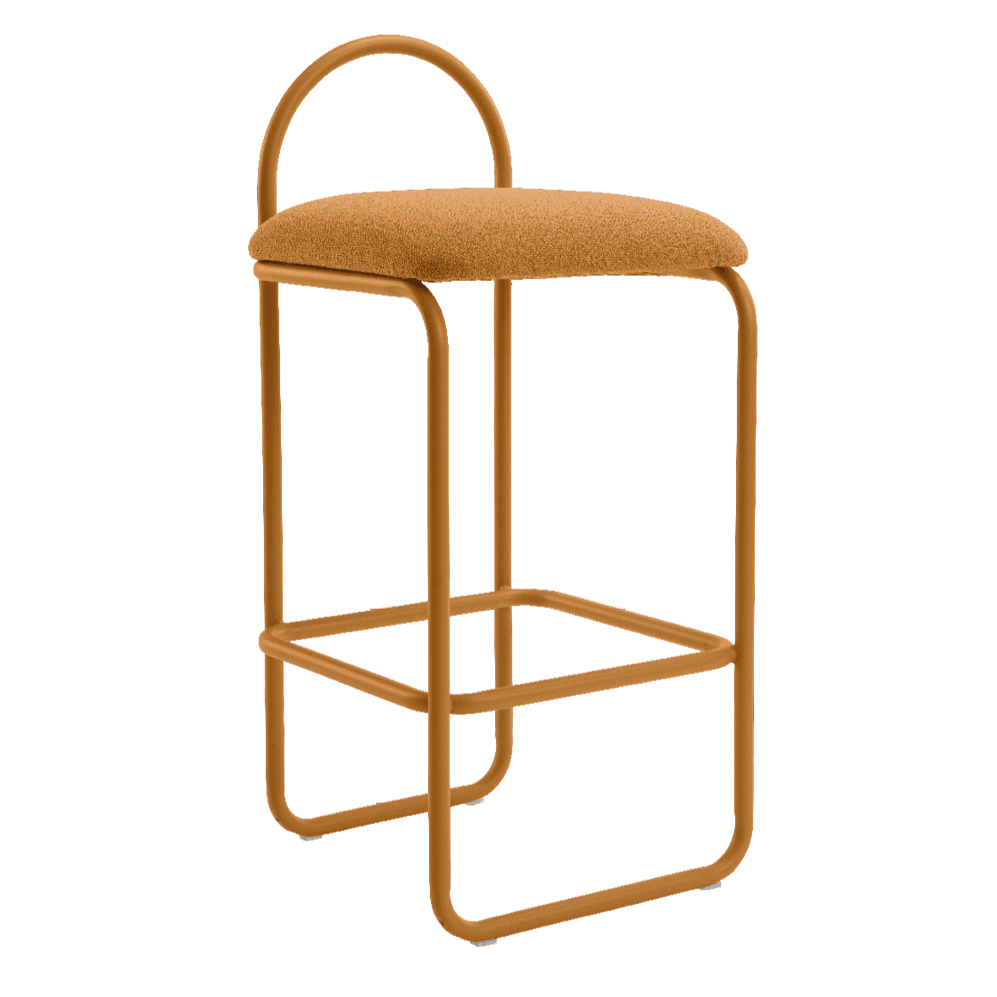 Hoker z tkaniną boucle ANGUI bursztynowy AYTM 82.5 cm Eye on Design