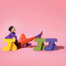 Bočný záhradný stolík WALKING žltý