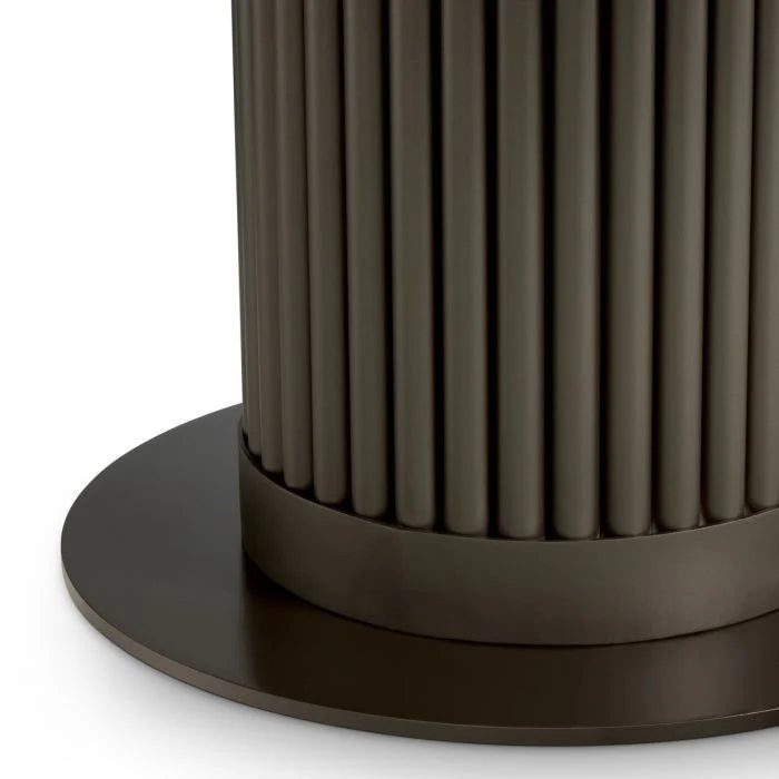 Záhradný konferenčný stolík VOLTERRA šedá keramika