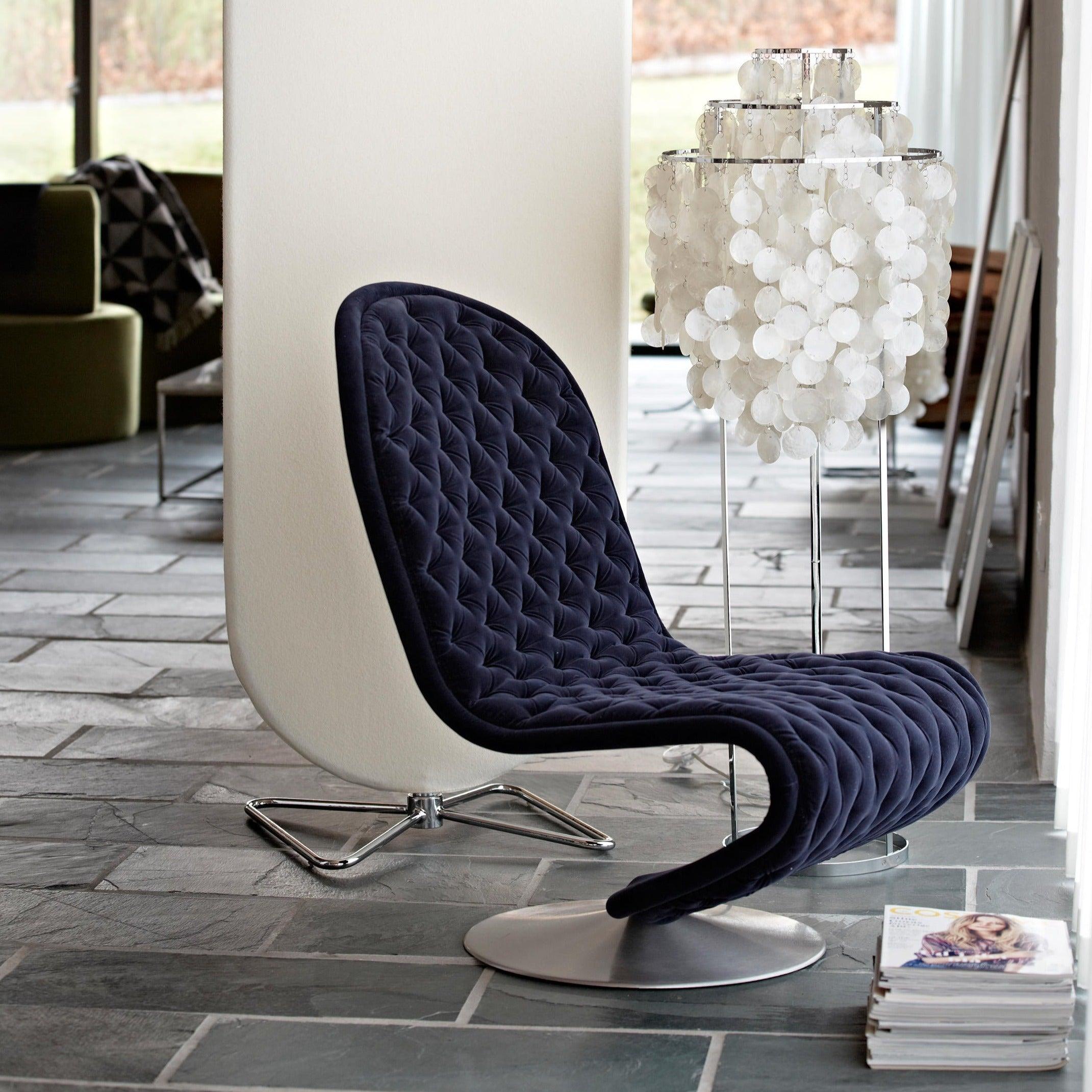 Fotel SYSTEM 1-2-3 LOUNGE DELUXE z okrągłą podstawą Verpan Eye on Design