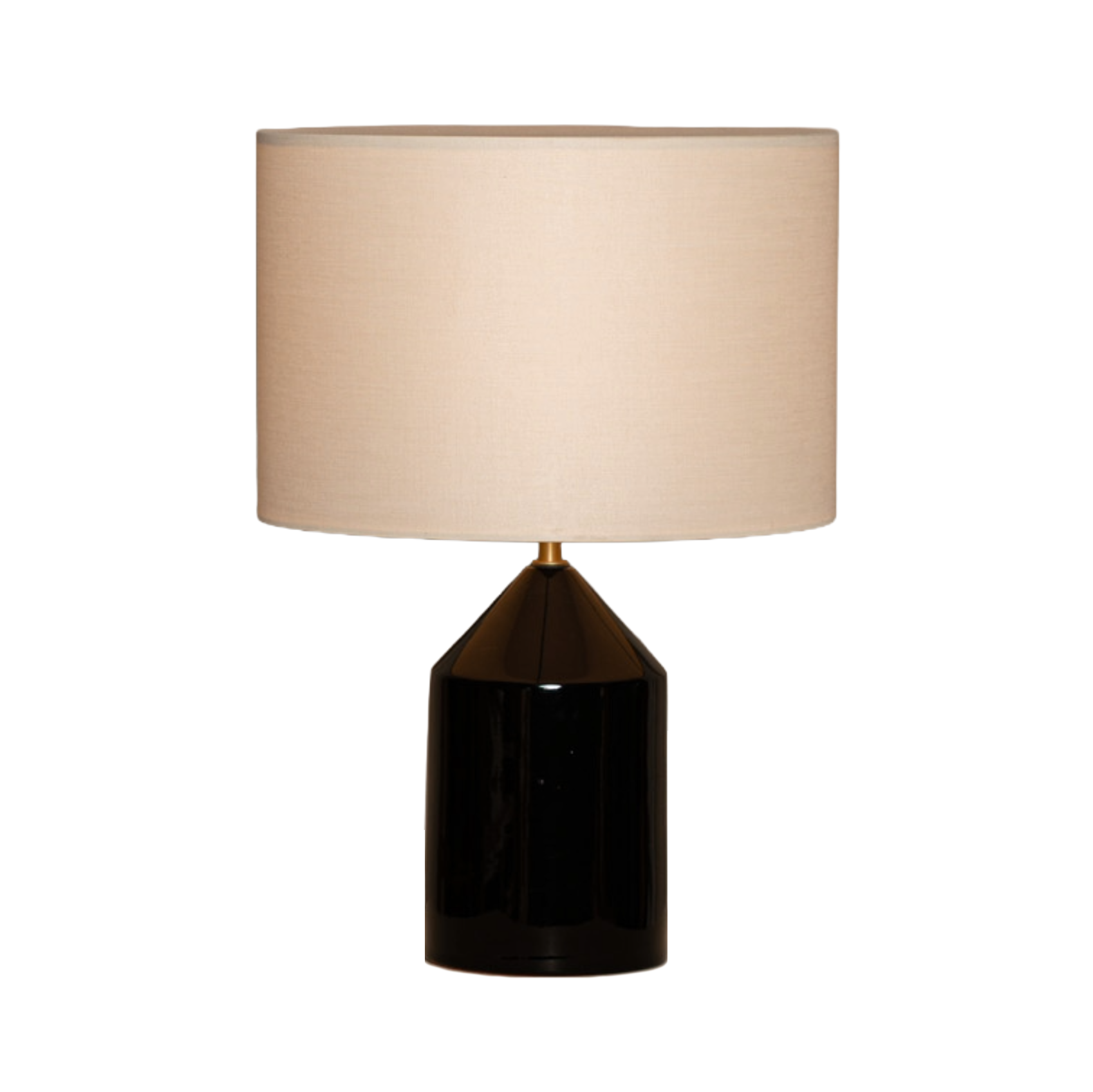 Keramická stolná lampa JOSEF čierna