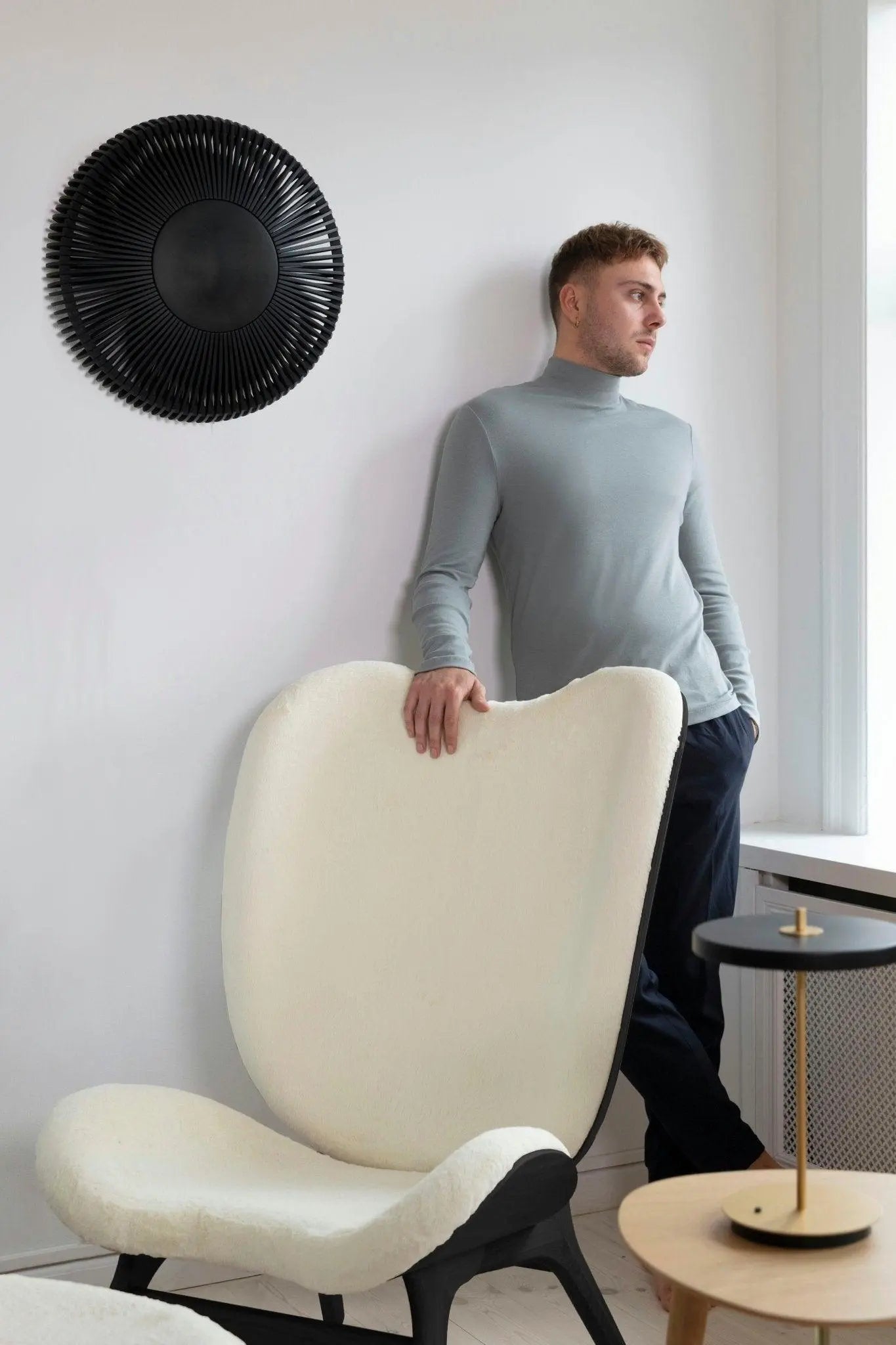 Kinkiet CLAVA UP WOOD czarny dąb – Umage